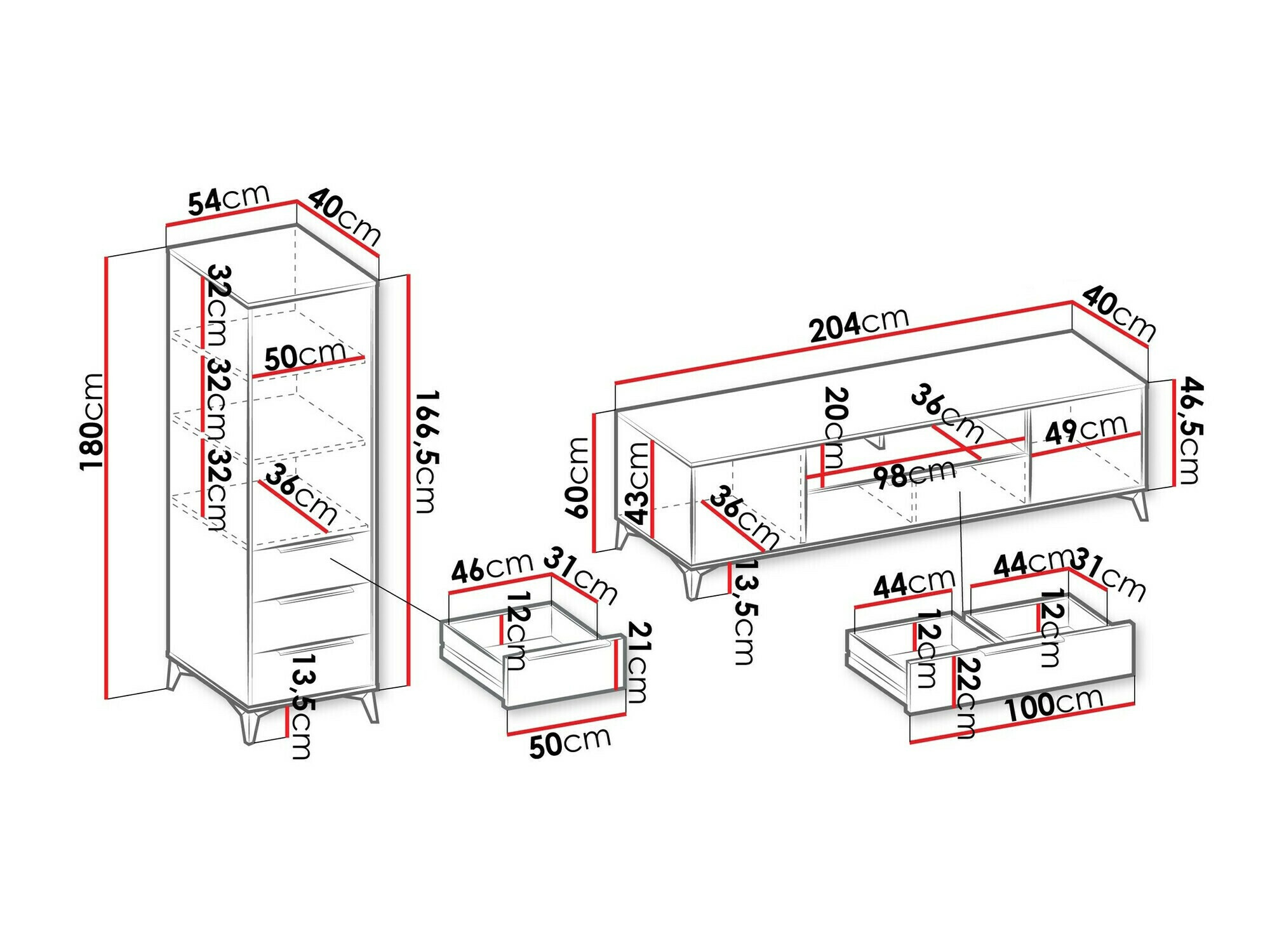 Olohuonesetti Comfivo Citrus I