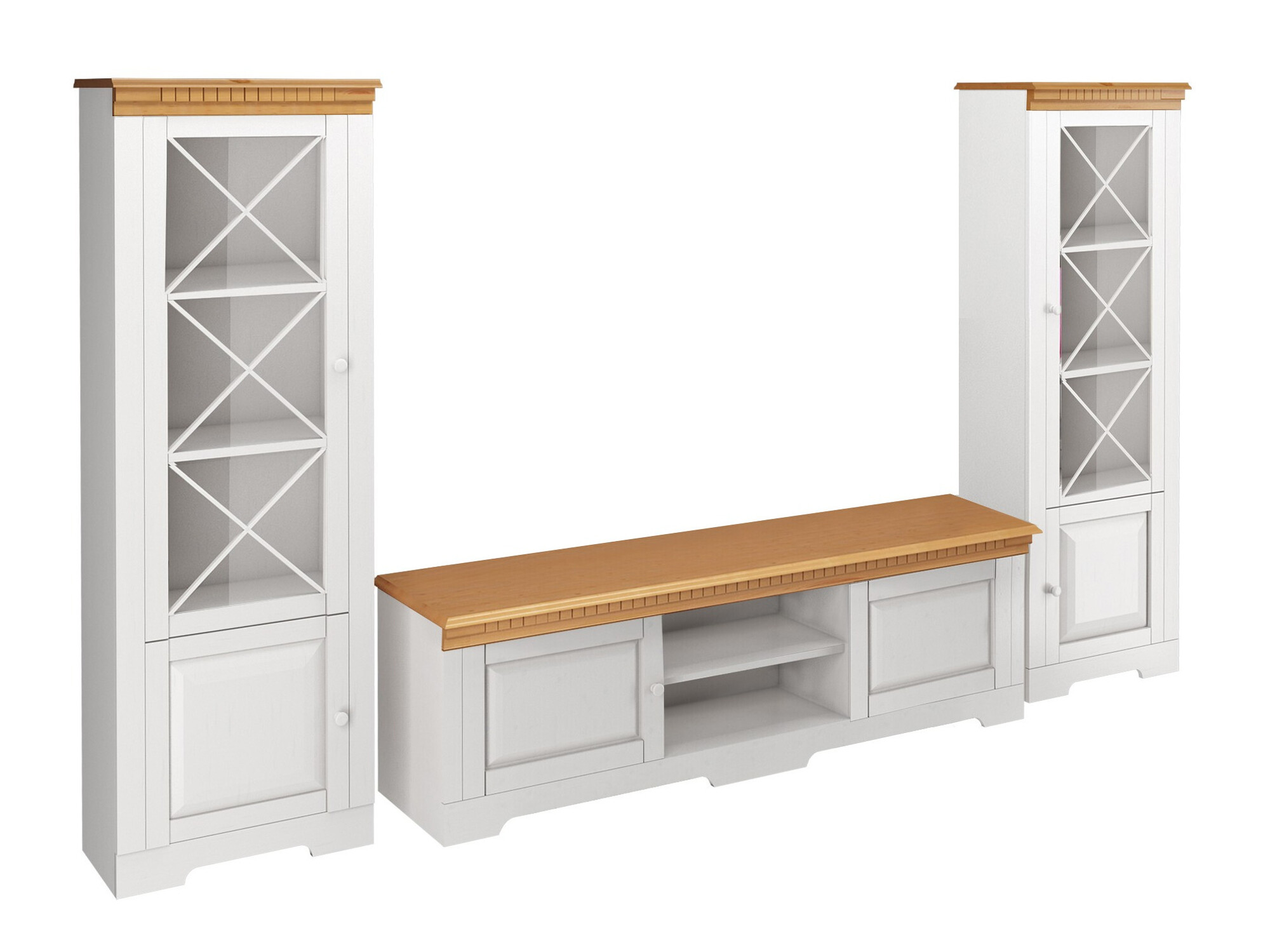 Olohuonesetti Cavfelo 112 (Valkoinen + Hunajatammi)