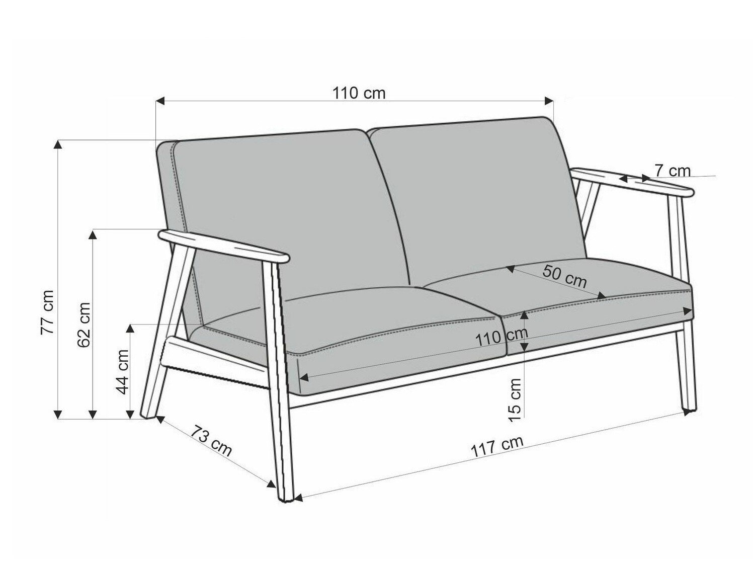 Sohva Houston 2144 (Castel 15)