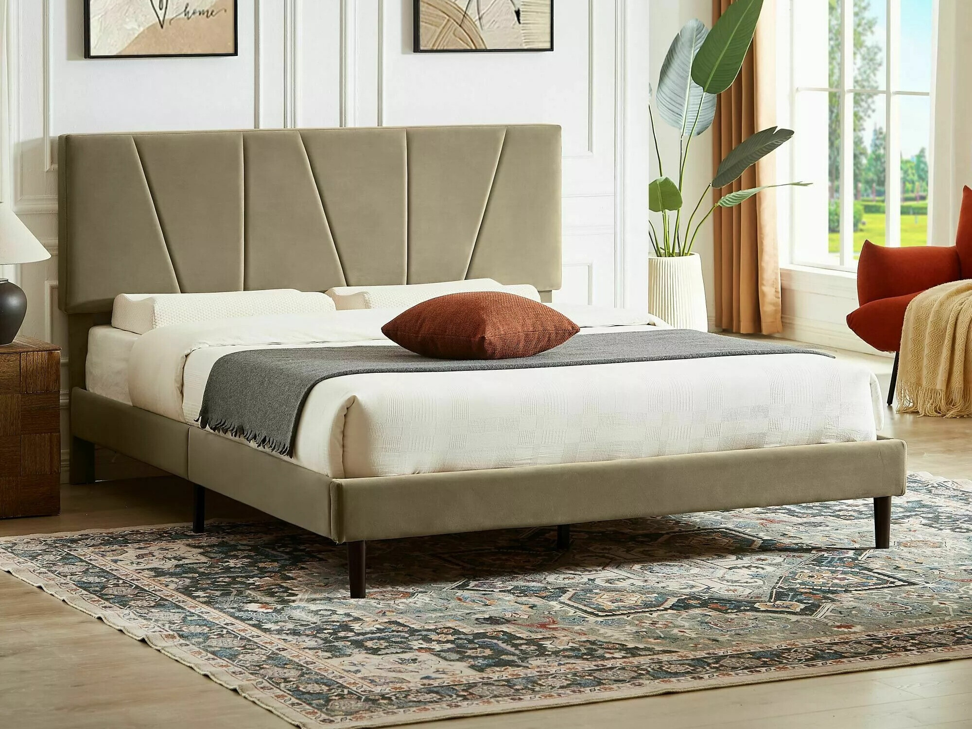 Sänky Detroit 419 (Beige)