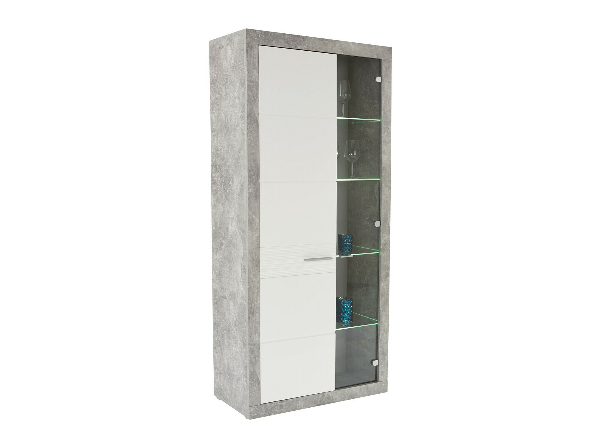 Hylly Romfera 107 (Valkoinen + Harmaa)