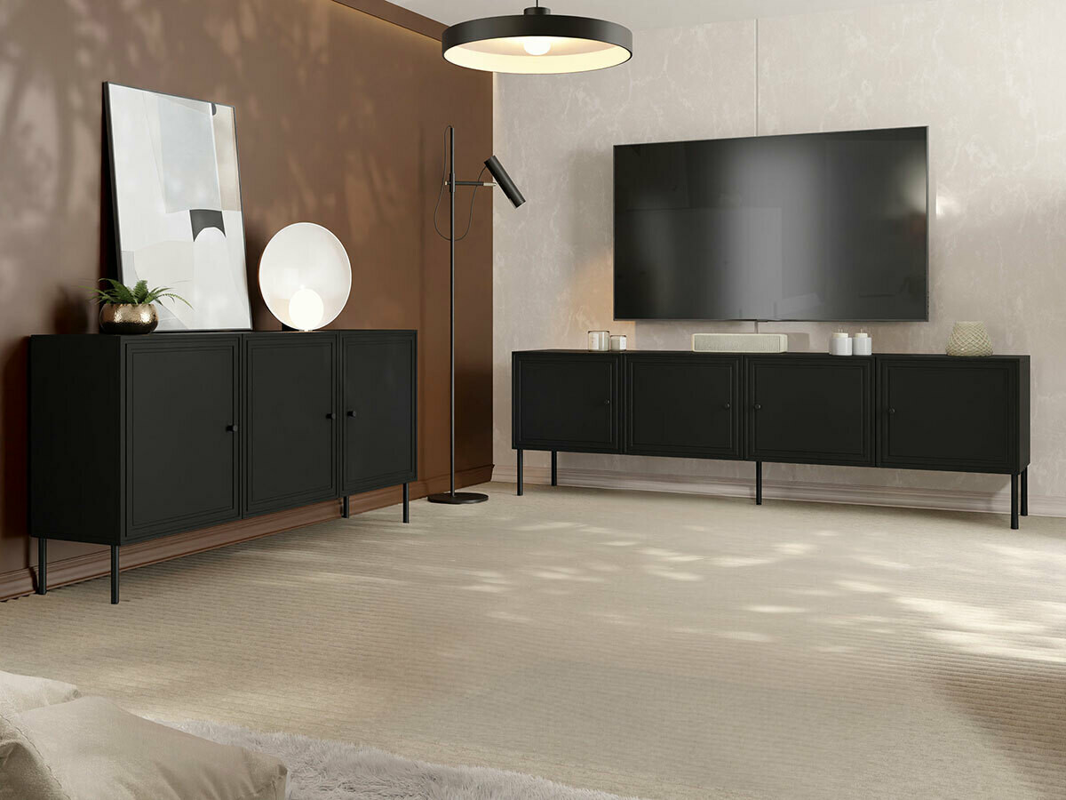 Olohuonesetti Monciru 107 (Musta)