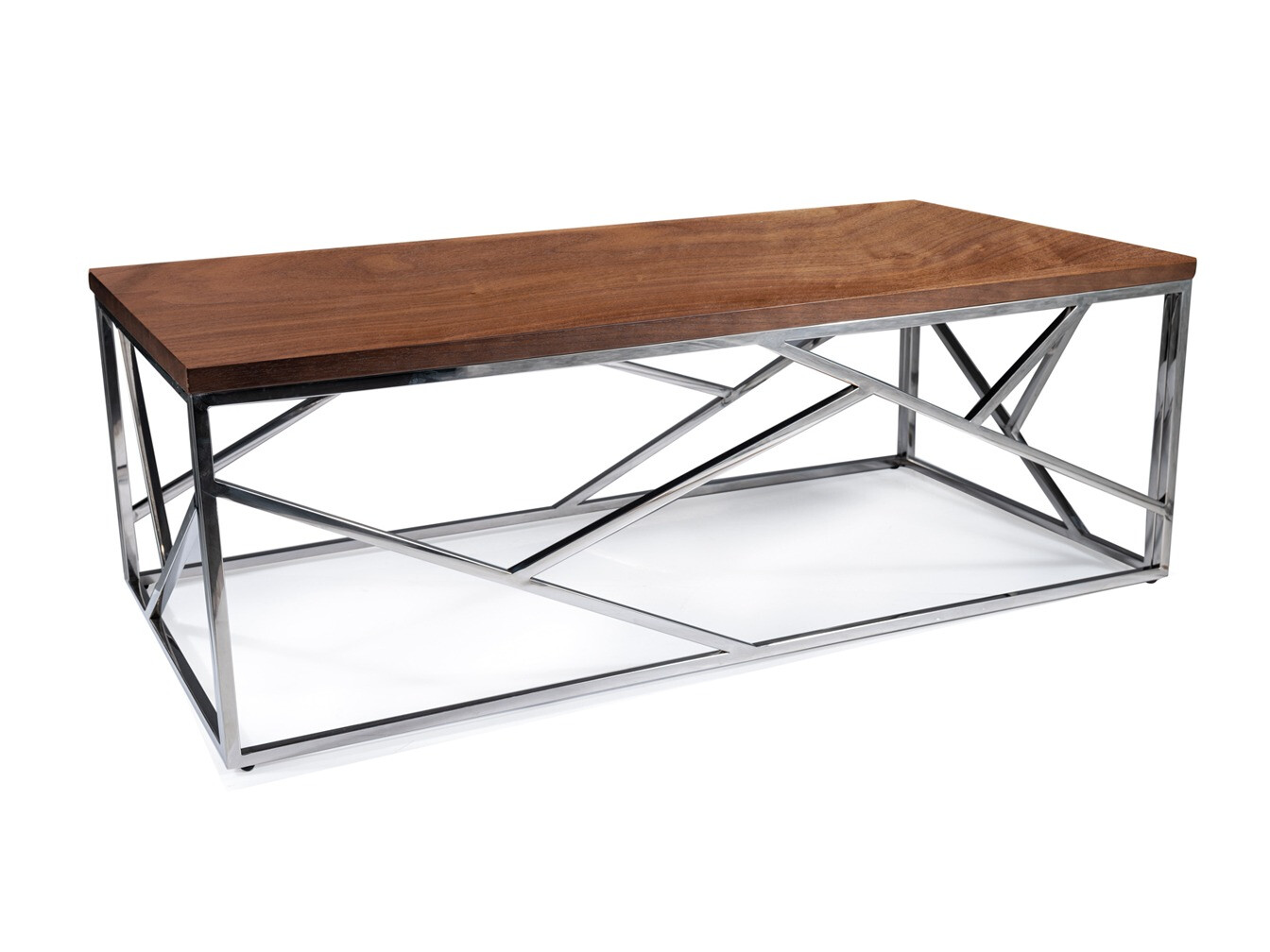 Sohvapöytä Detroit 457 (Hopea + Pähkinä)