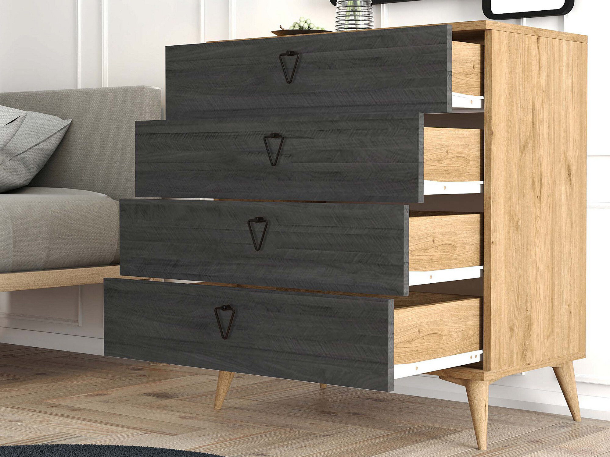 Lipasto Kailua 690 (Tammi + Ruskea)