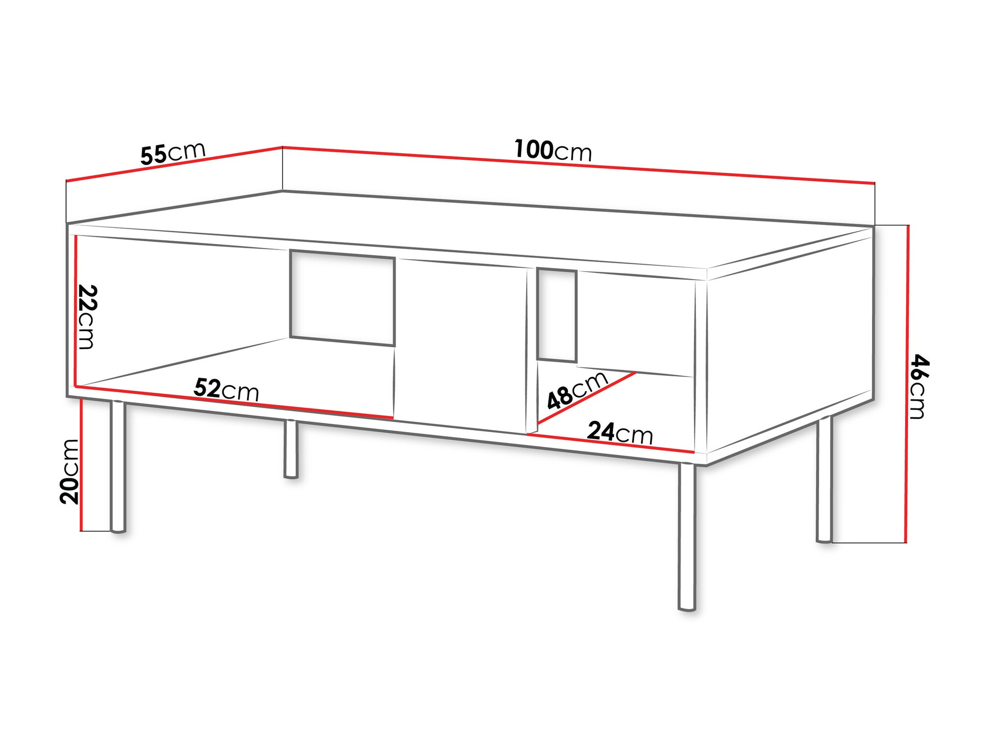 Sohvapöytä Melala 102