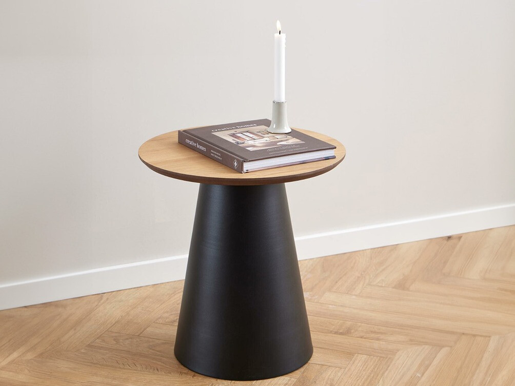 Sivupöytä Norsica 950 (Musta + Tammi)