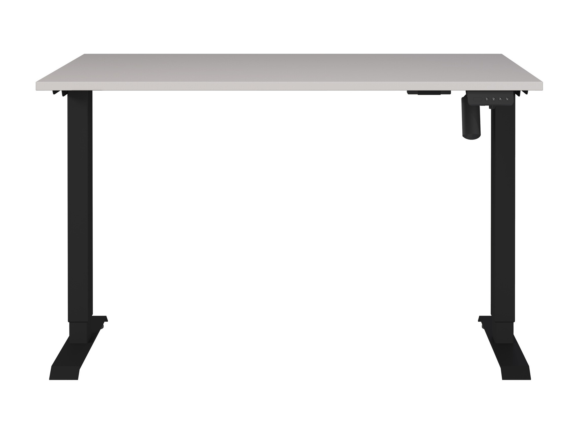 Korkeussäädettävä työpöytä Lartesi 115 (Kashmir + Musta)