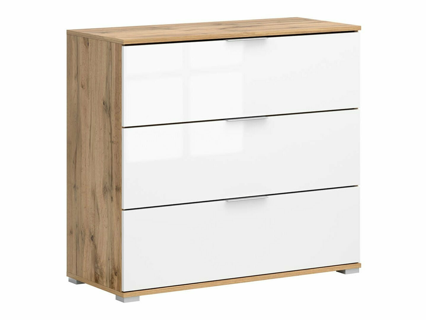 Lipasto Tivetra 102 (Wotan tammi + Kiiltävä valkoinen)