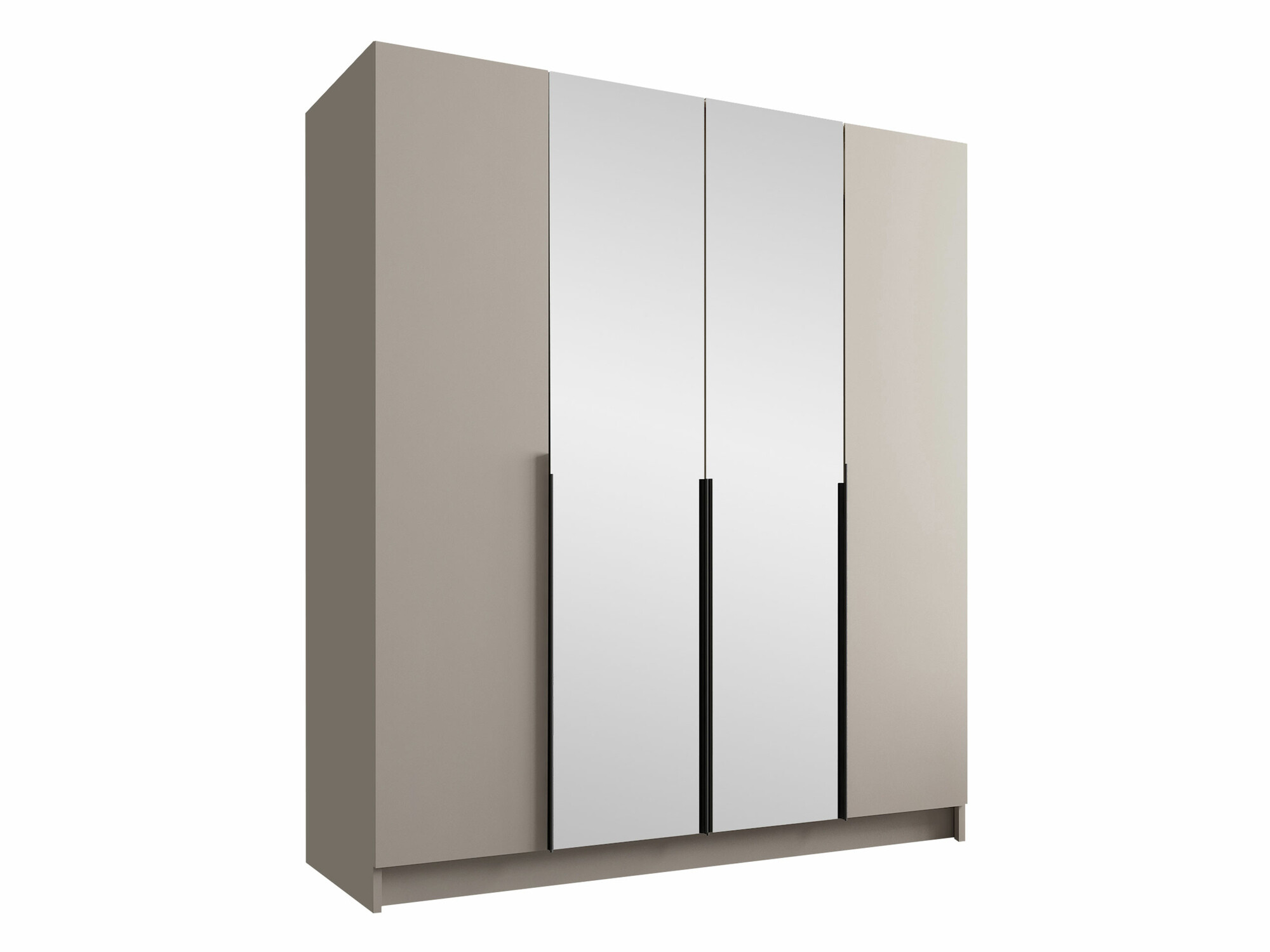 Vaatekaappi Closico Navor II (Kashmir + Musta)