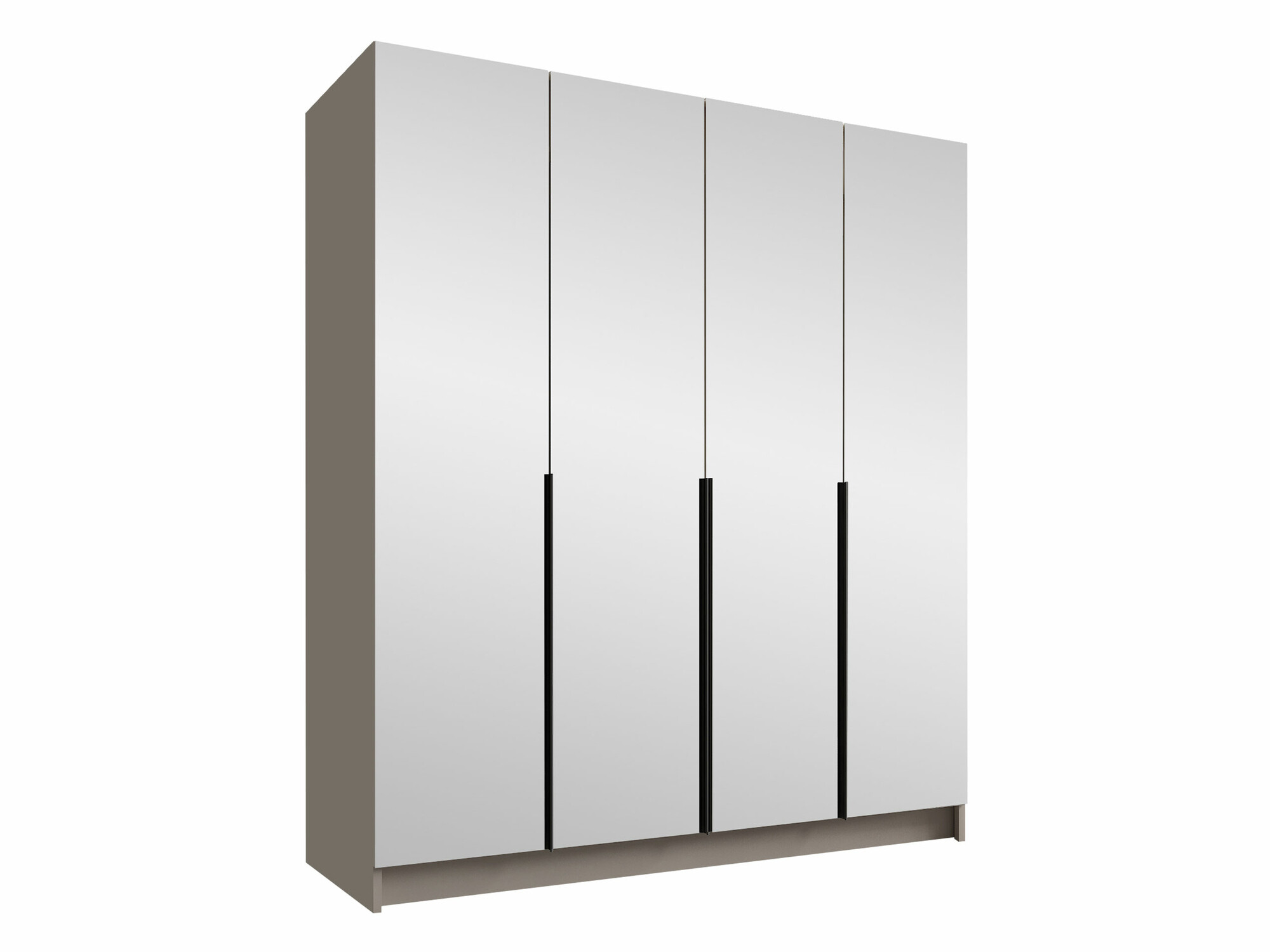 Vaatekaappi Closico Navor III (Kashmir + Musta)