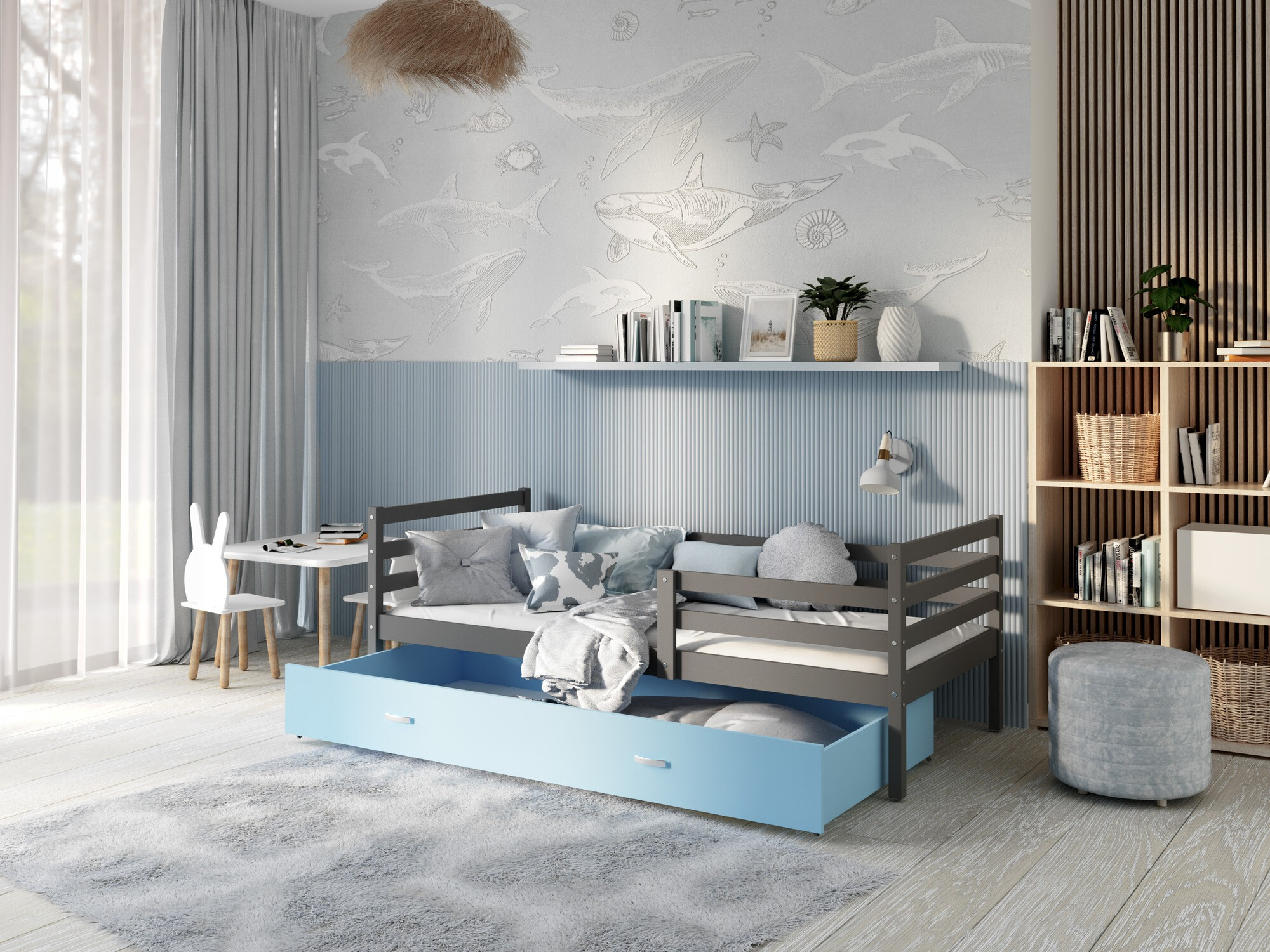 Sänky Aurora 130 (Harmaa)