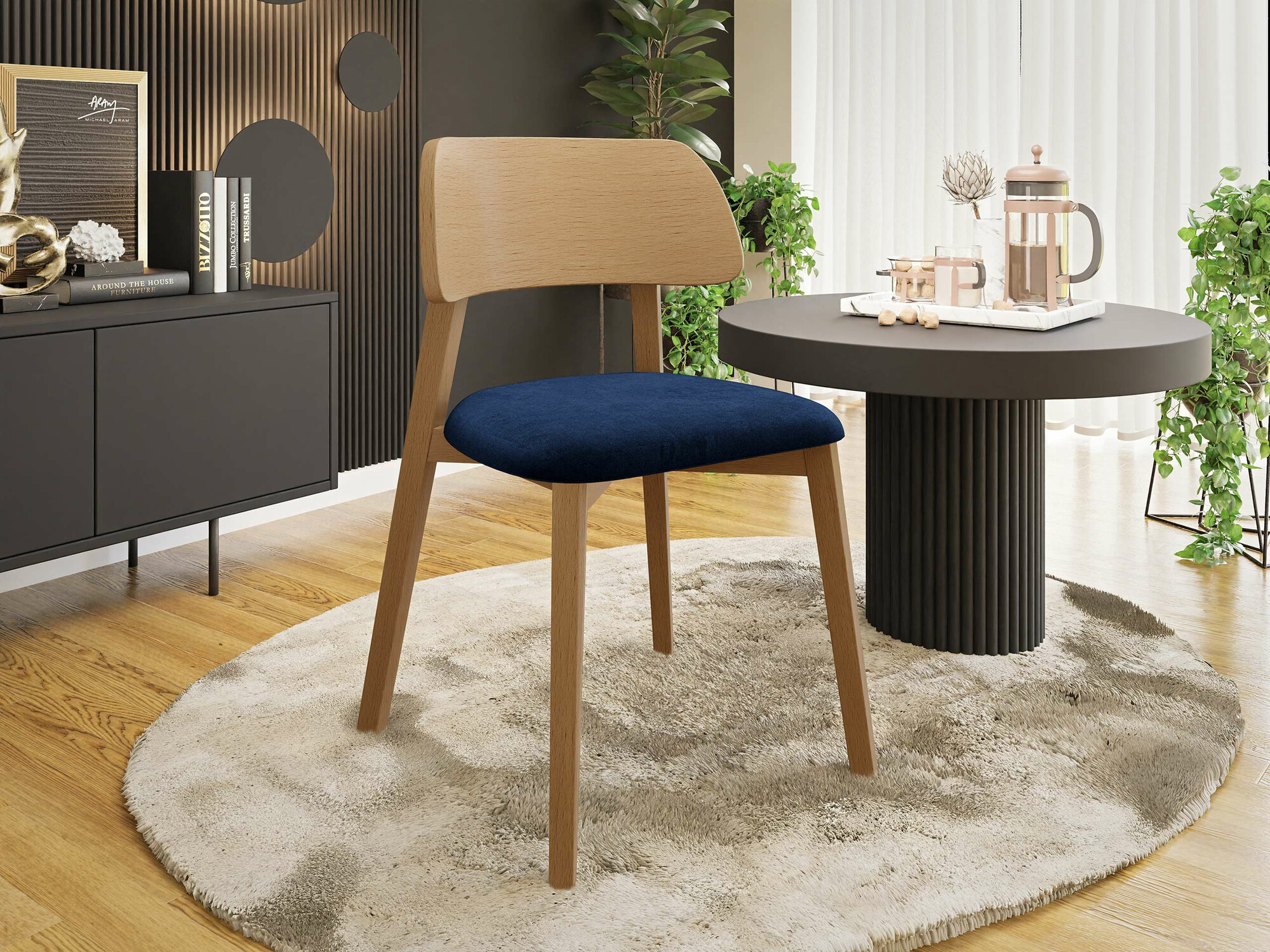 Tuoli Jackson 112 (Vaalea puu)