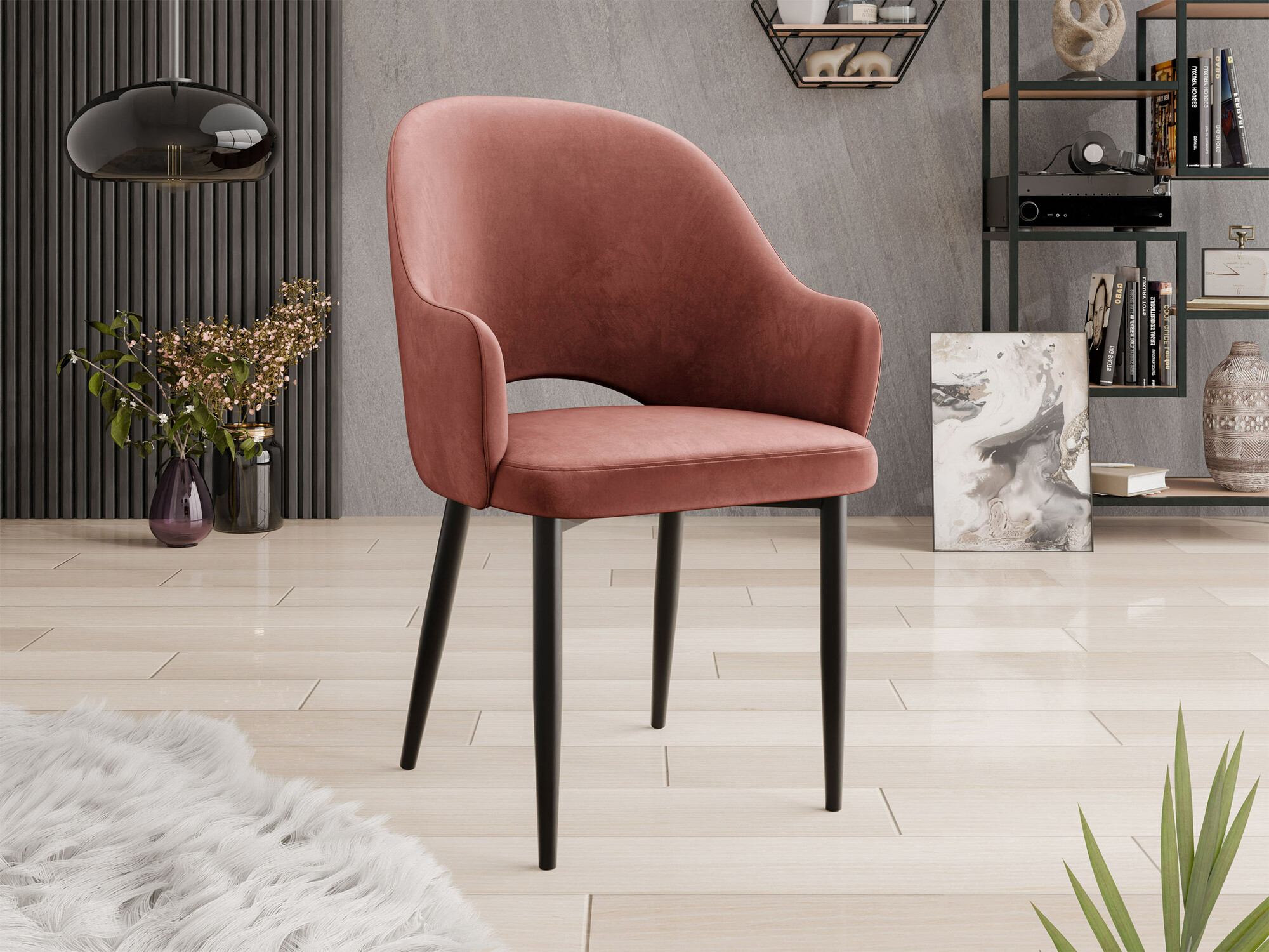 Tuoli Jackson 116 (Musta + Magic Velvet 2258)