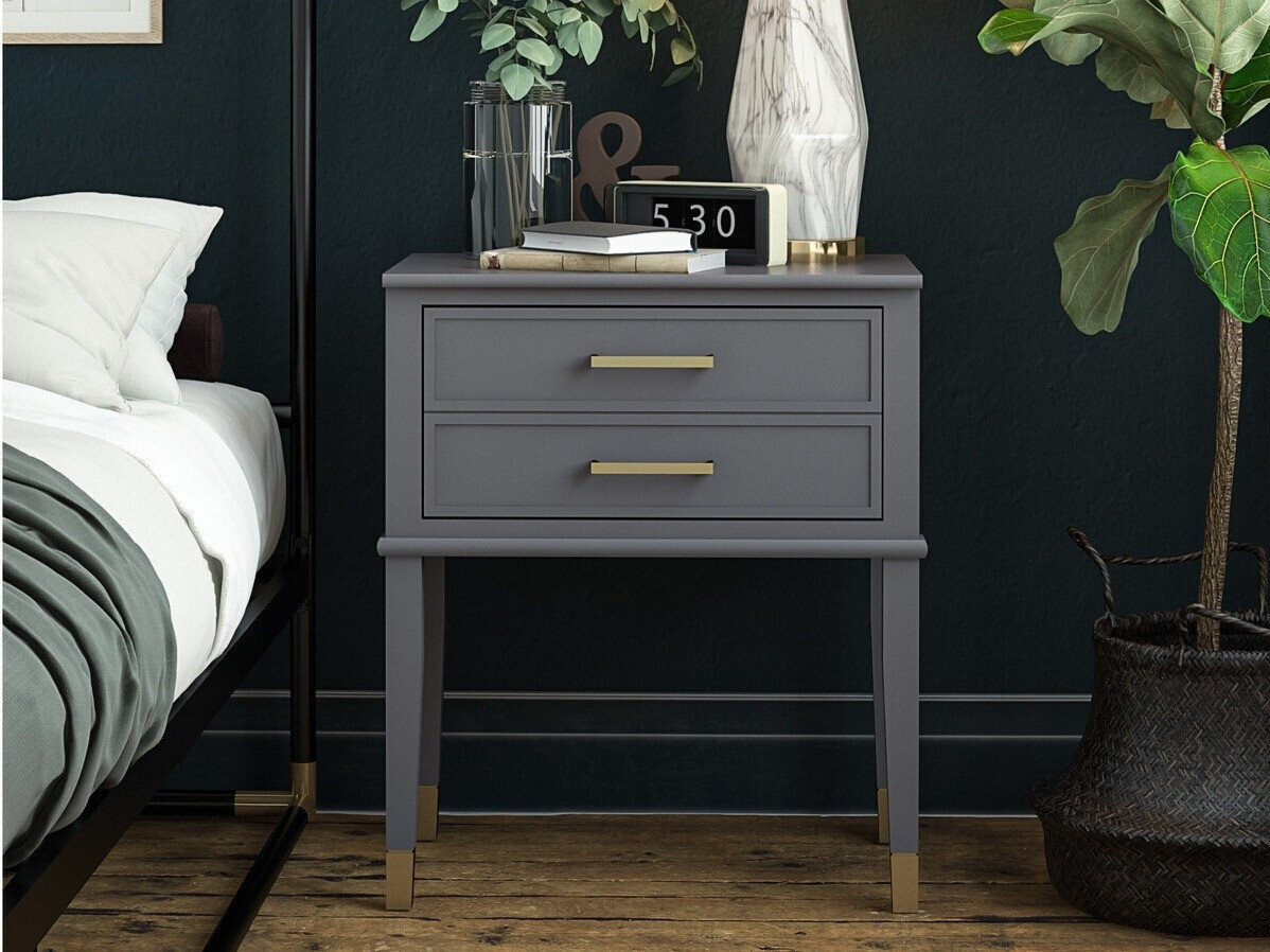 Yöpöytä CosmoLiving by Cosmopolitan Belromu 104 (Grafiitti)