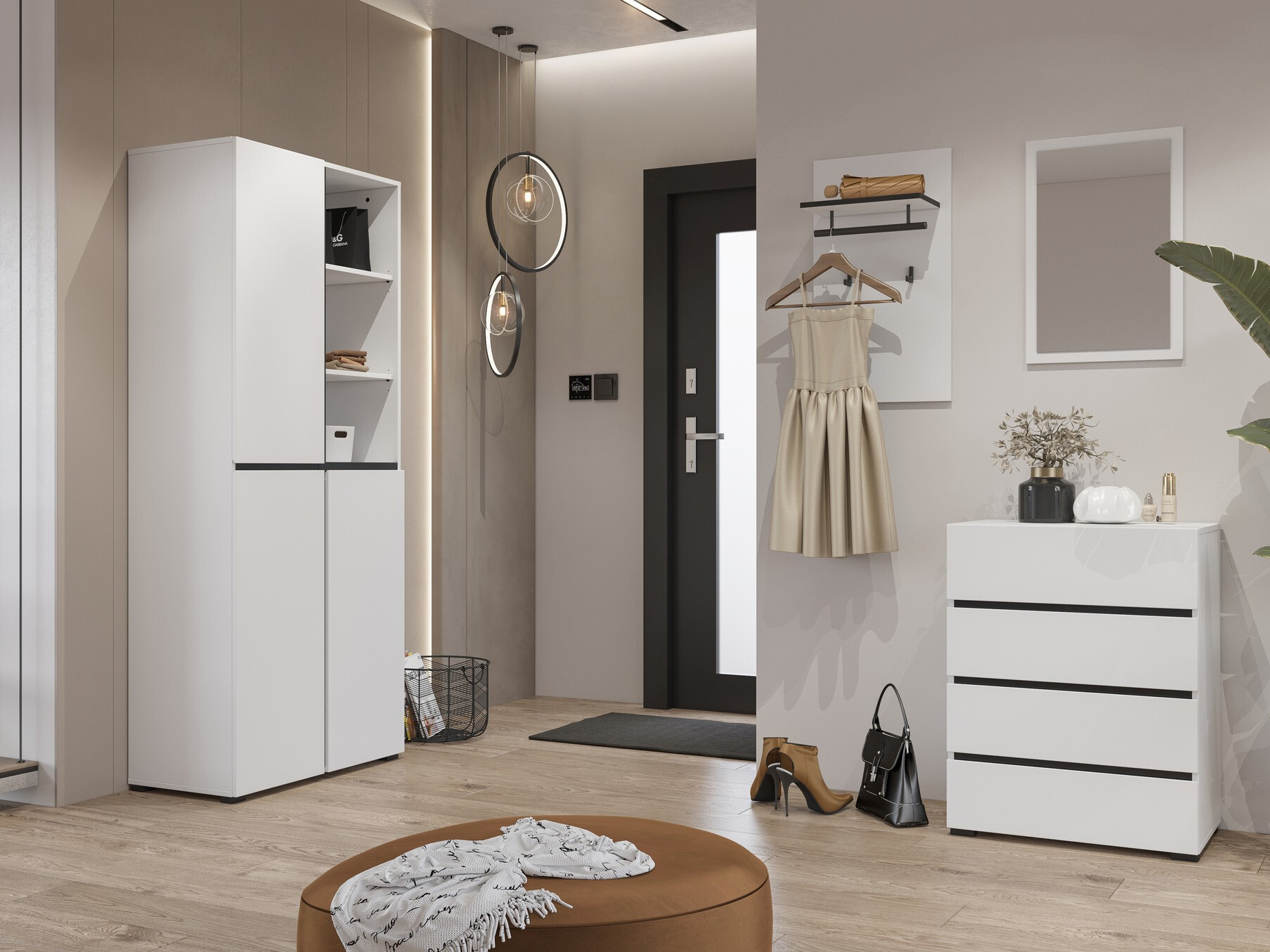 Eteissetti Alfere 113 (Valkoinen)