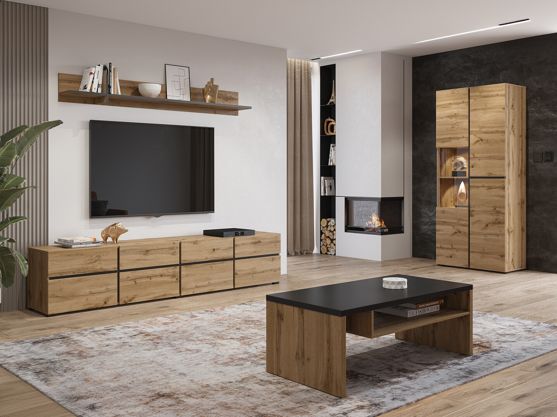 Olohuonesetti Alfere 117 (Wotan tammi)