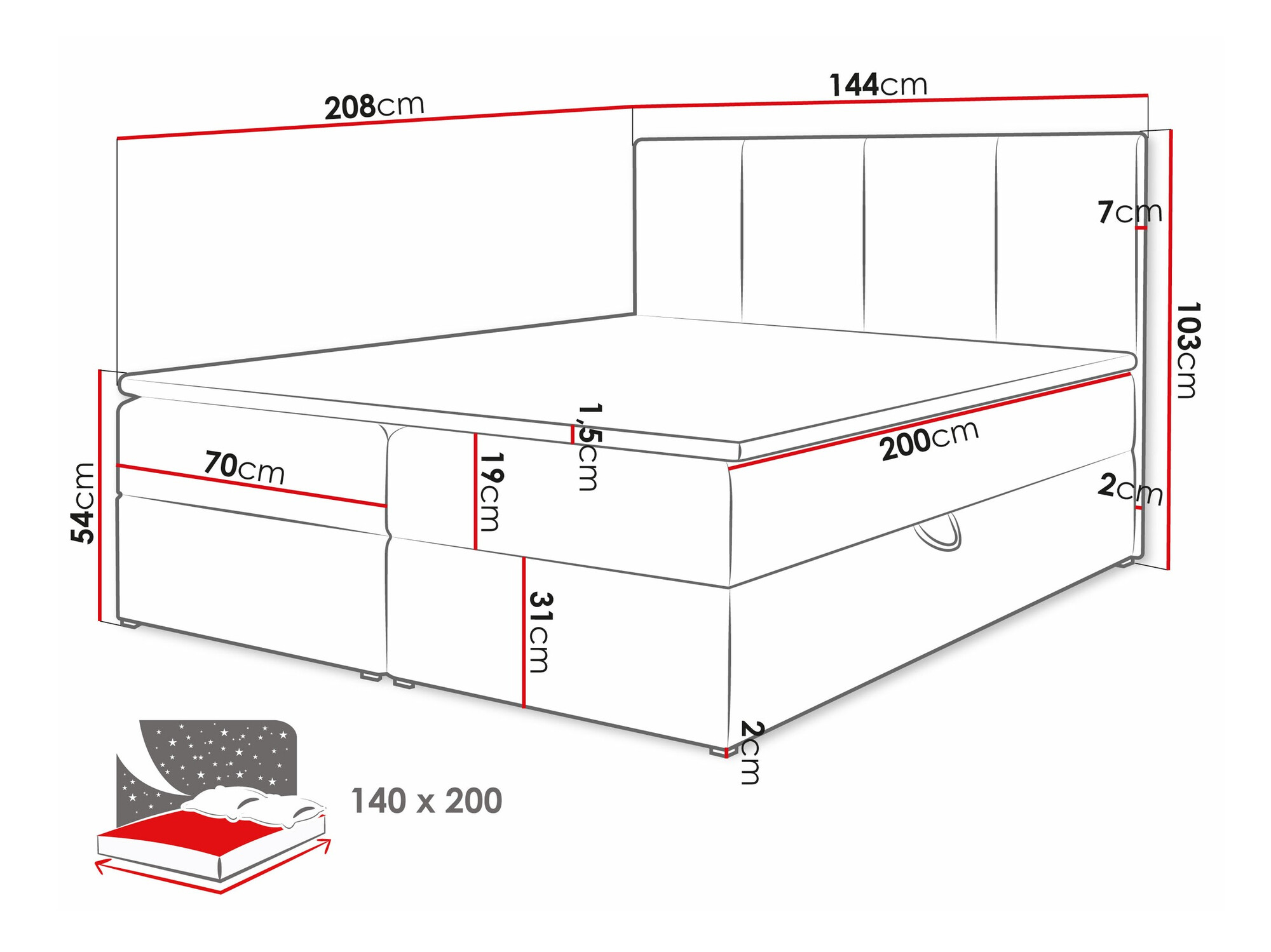 Jenkkisänky Oppidum (Manila 02)