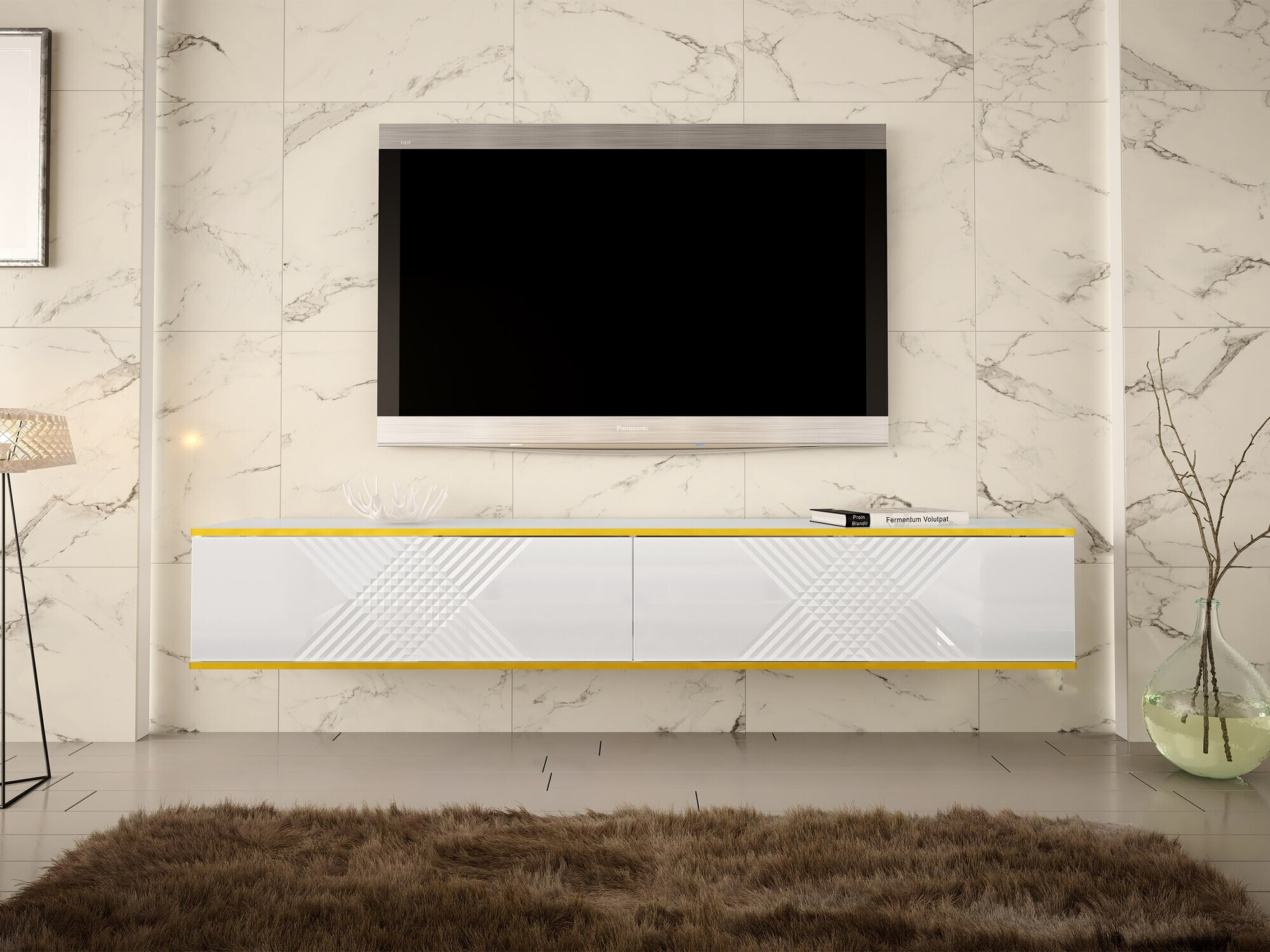 TV-taso Levelbu 111 (Valkoinen)