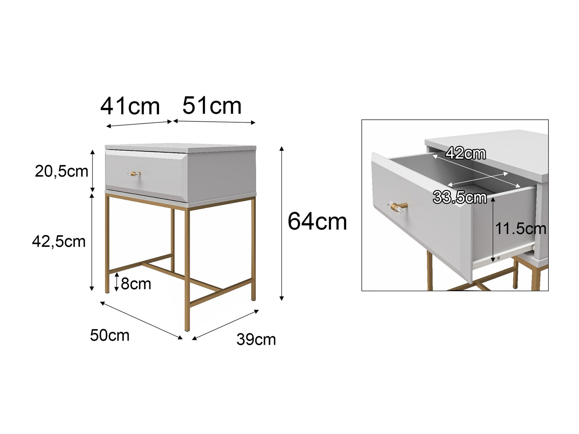 Yöpöytä Tulsa 655