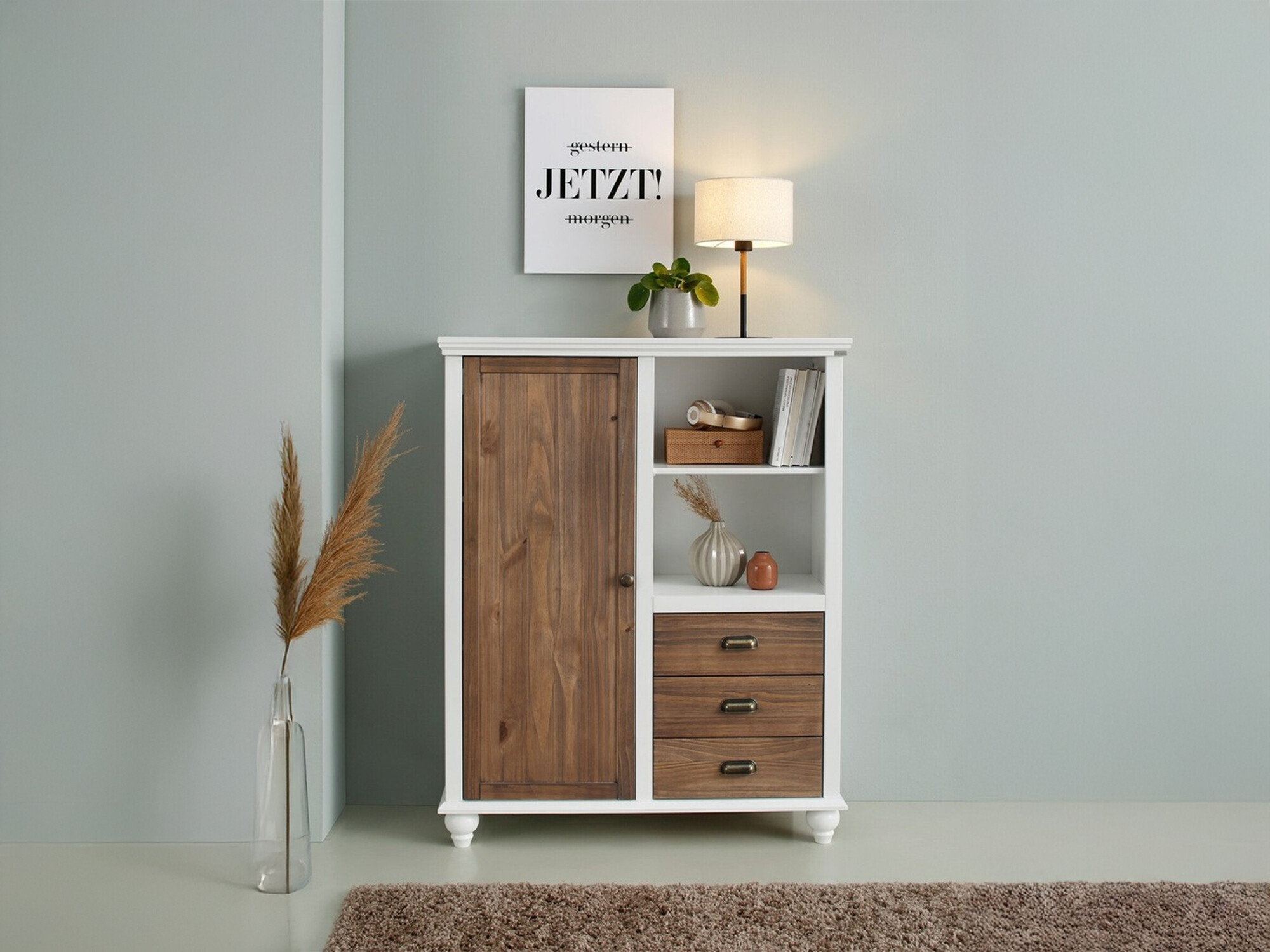 Lipasto Tivmeri 103 (Valkoinen + Ruskea)