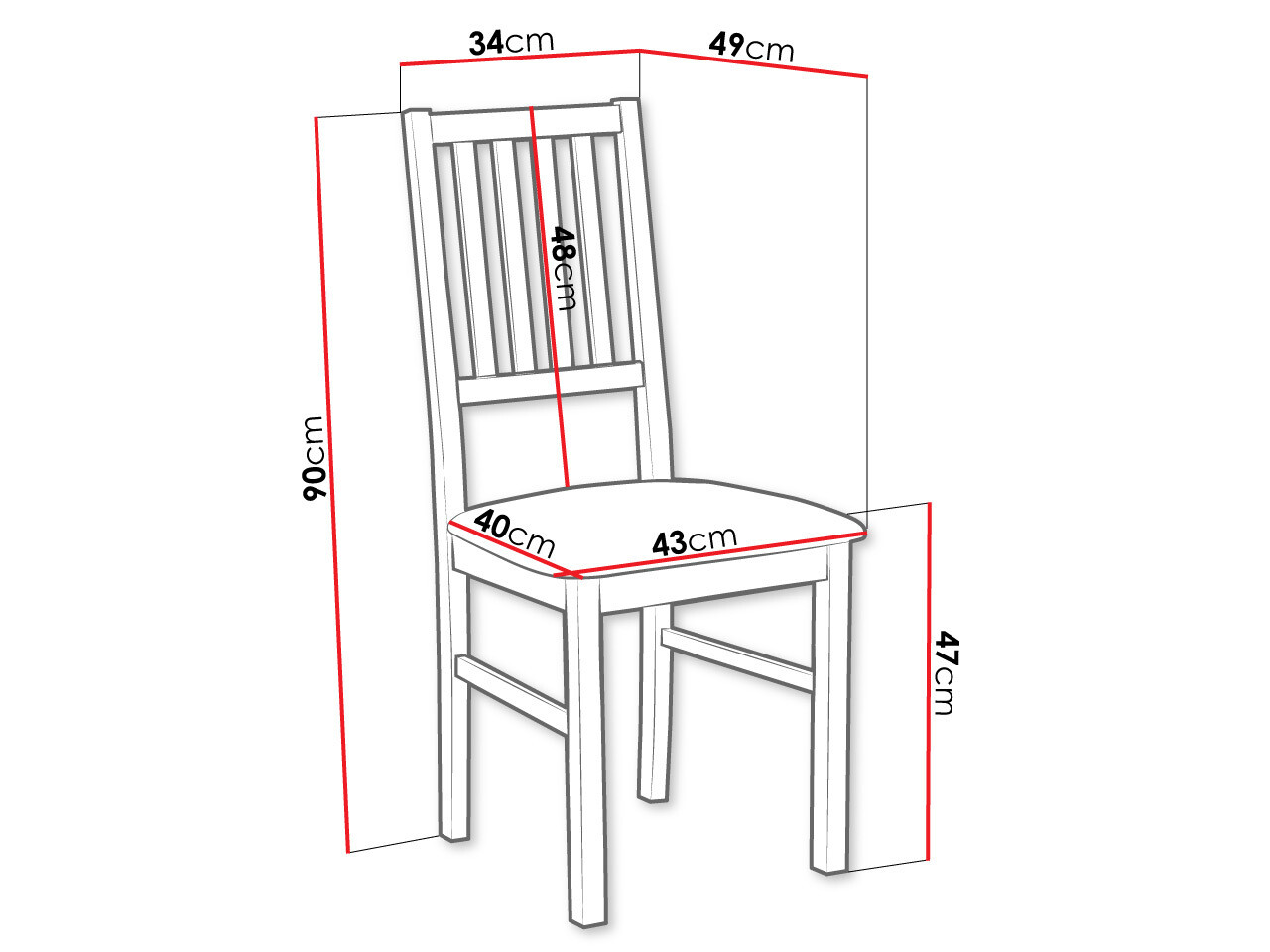 Tuoli Victorville 170 (Valkoinen)