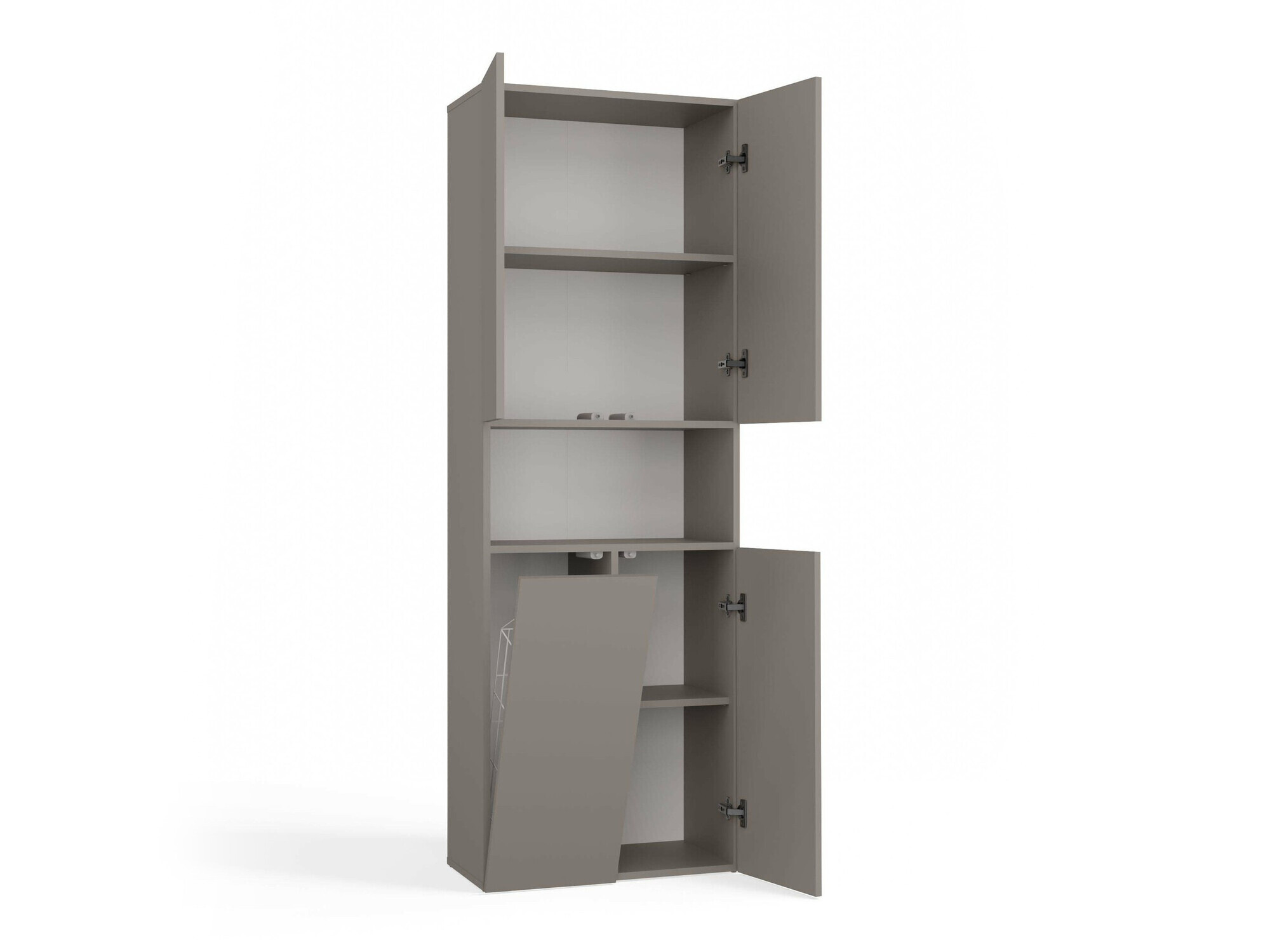 Pystymallinen kylpyhuonekaappi Nolmaru 101 (Harmaa)