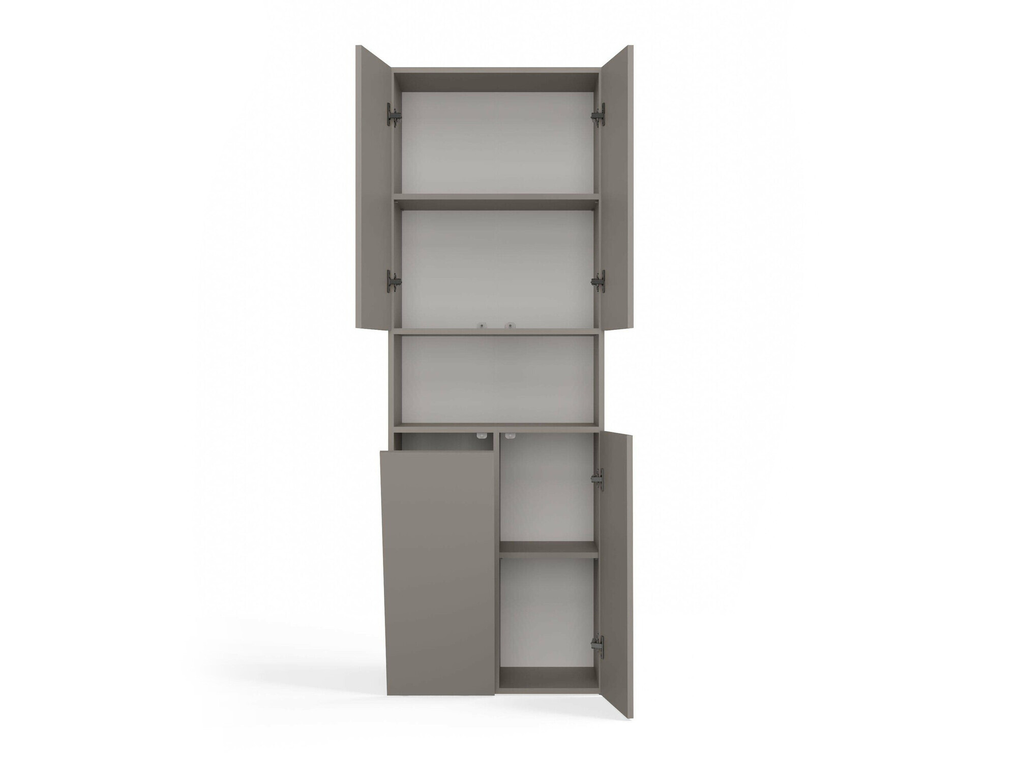 Pystymallinen kylpyhuonekaappi Nolmaru 101 (Harmaa)