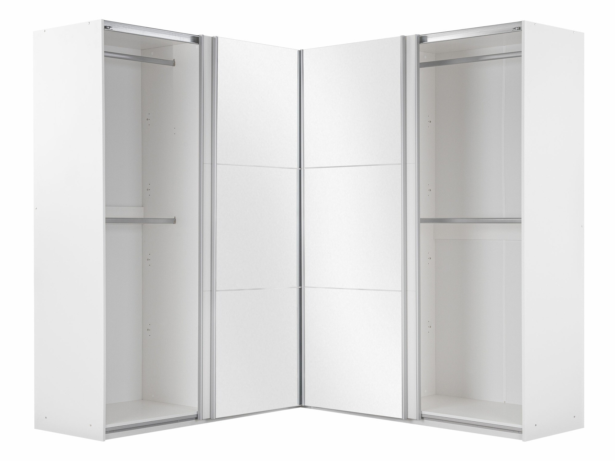 Kulmavaatekaappi Honolulu 241 (Valkoinen)