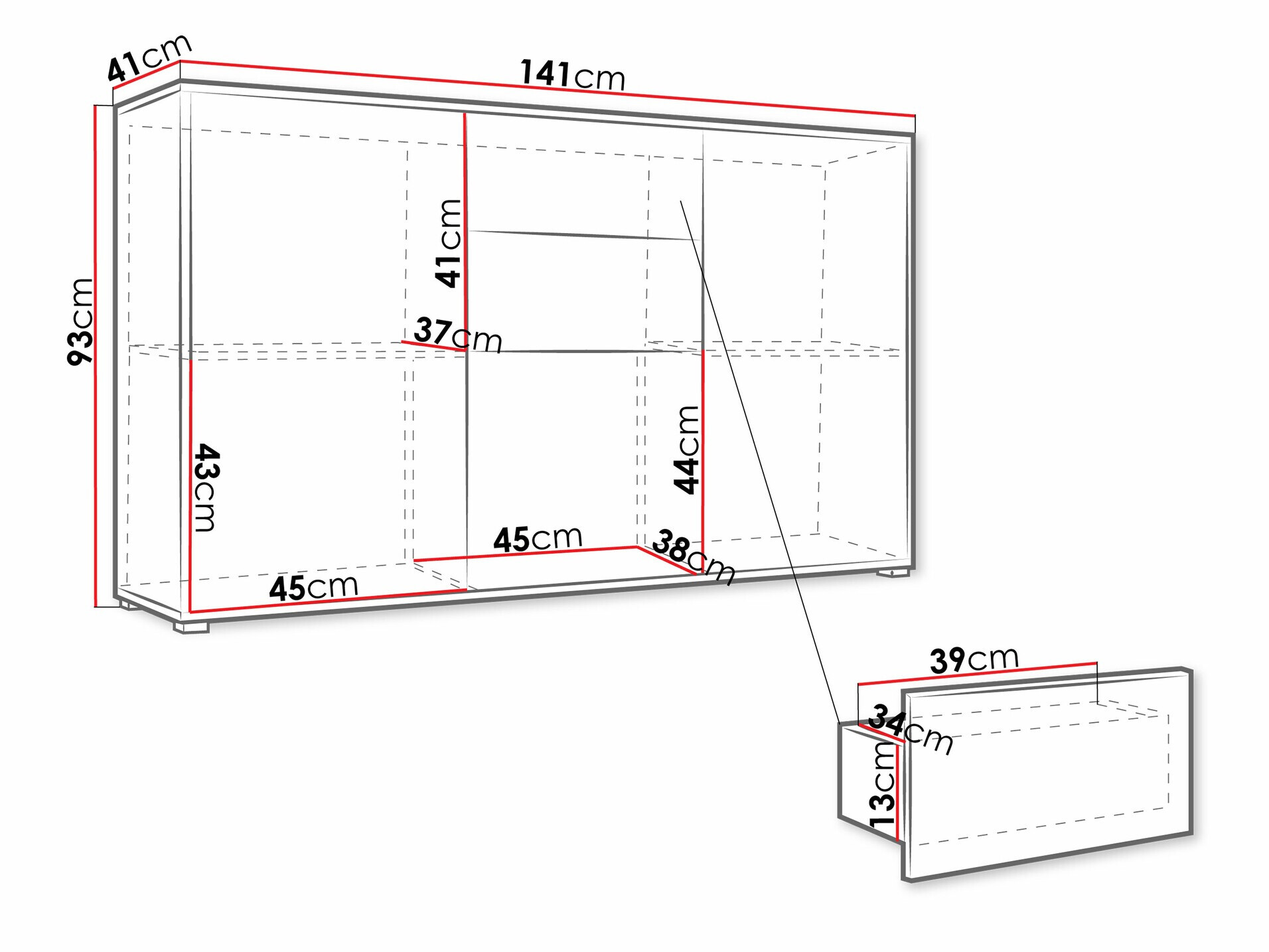 Lipasto Comfivo Tutela (Valkoinen)