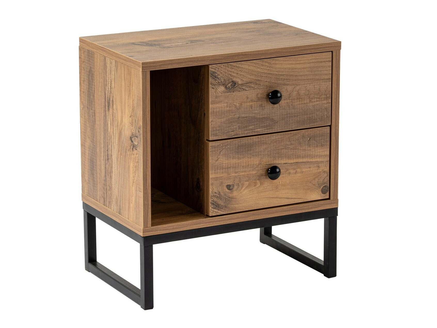 Yöpöytä Novato 109 (Mänty + Musta)