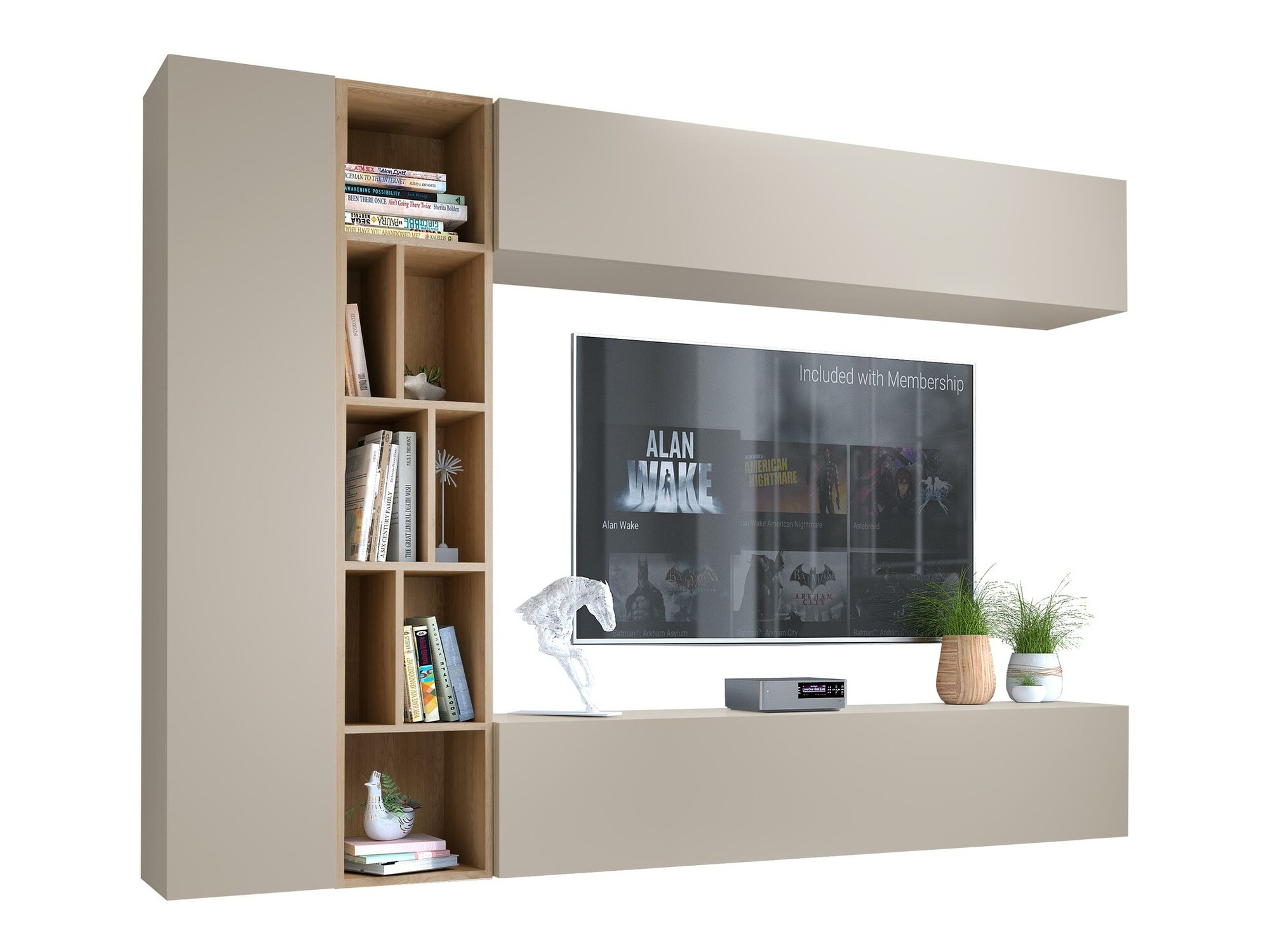 Olohuonesetti Comfivo Natura (Kashmir + Artisaanitammi)