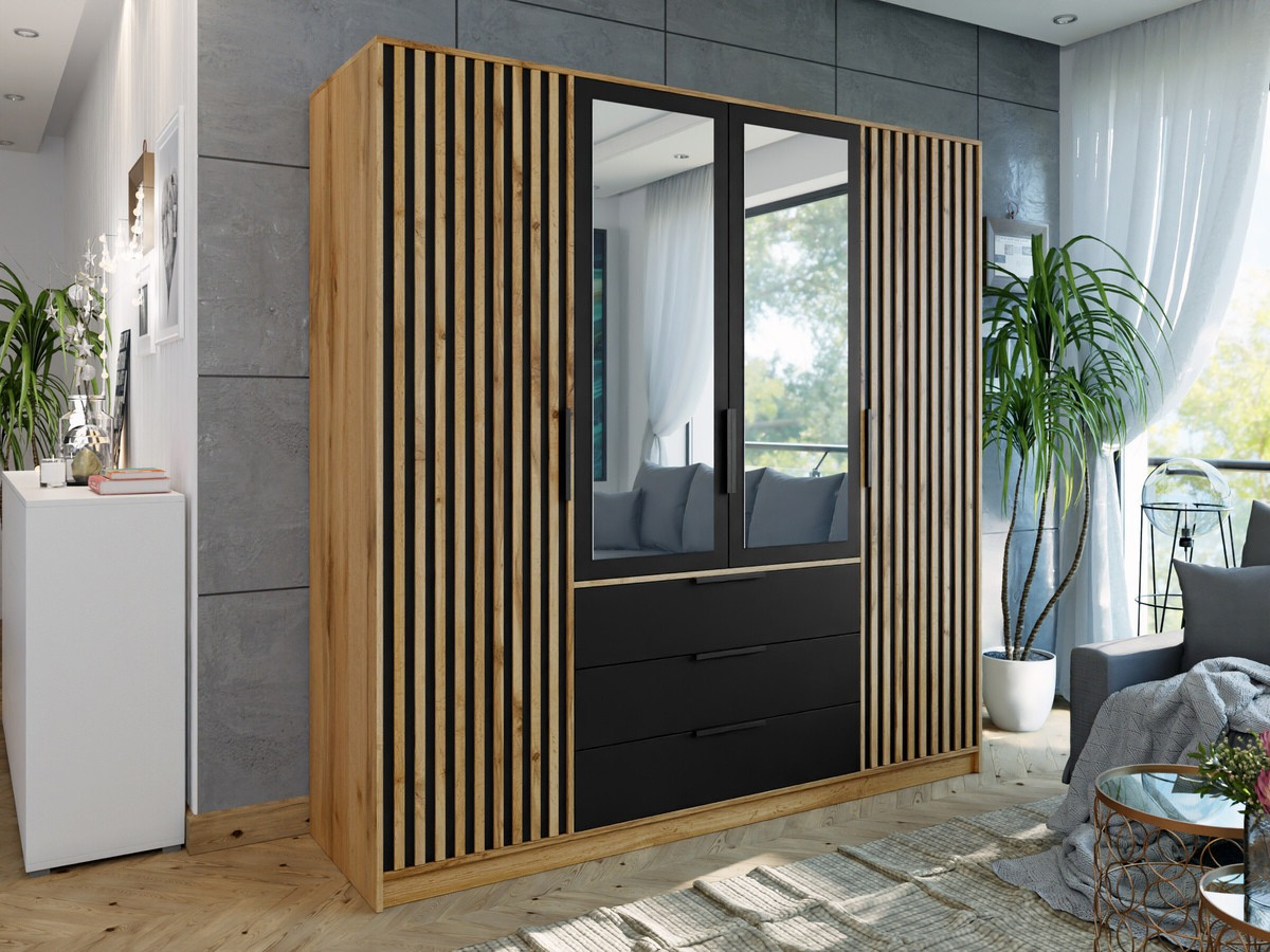 Vaatekaappi Collis V (Wotan tammi)