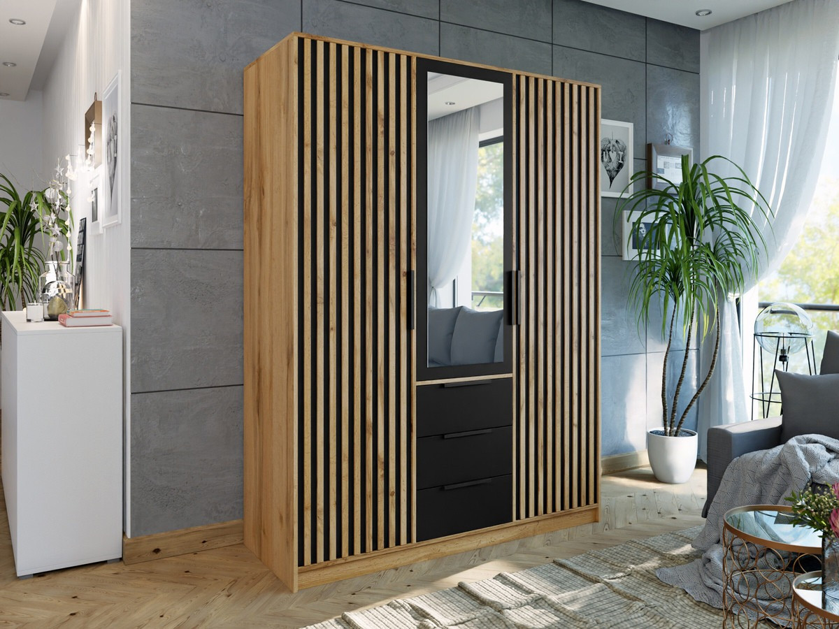 Vaatekaappi Enolevo 113 (Wotan tammi)