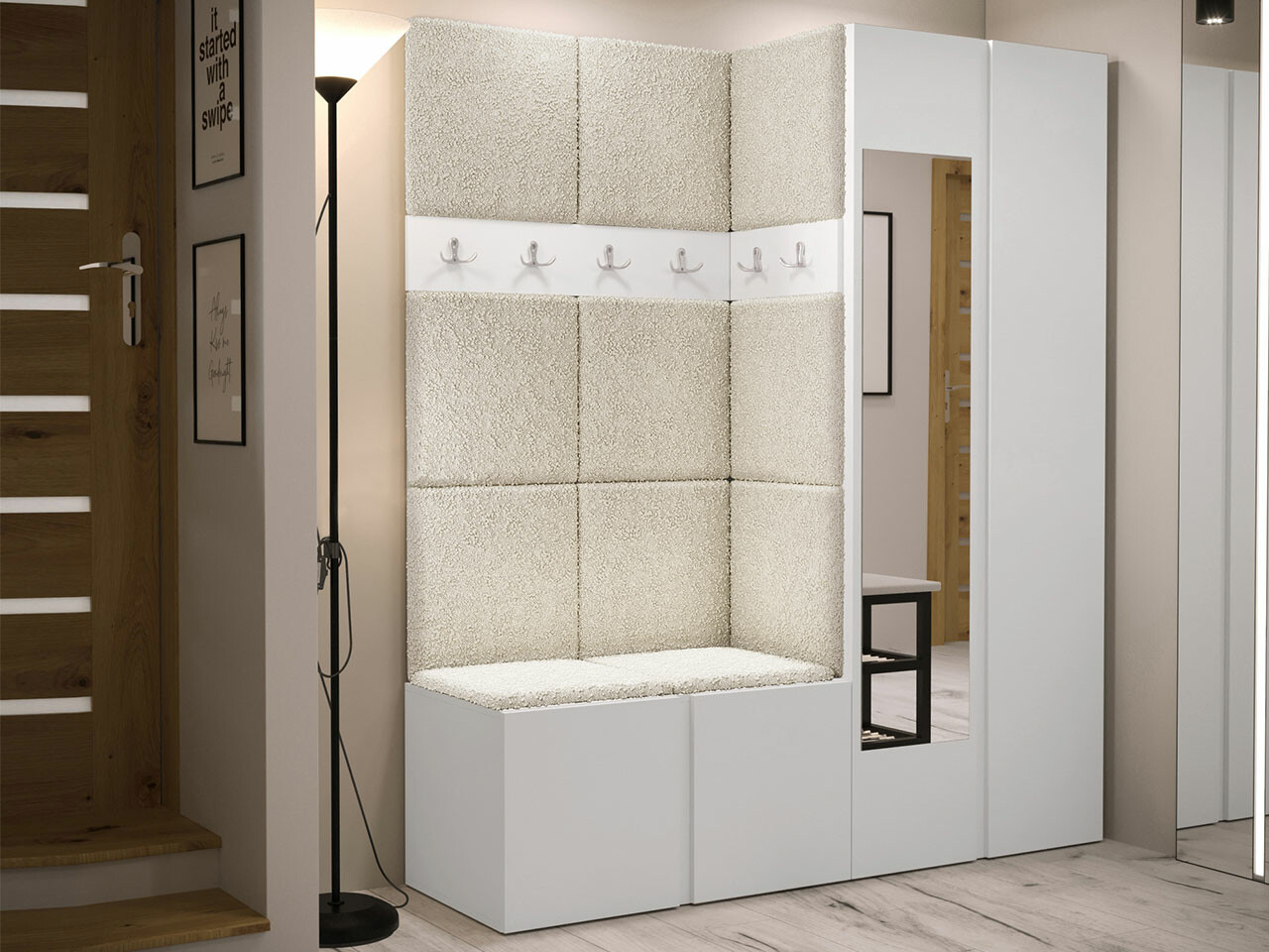 Eteissetti Hartford 278 (Valkoinen)