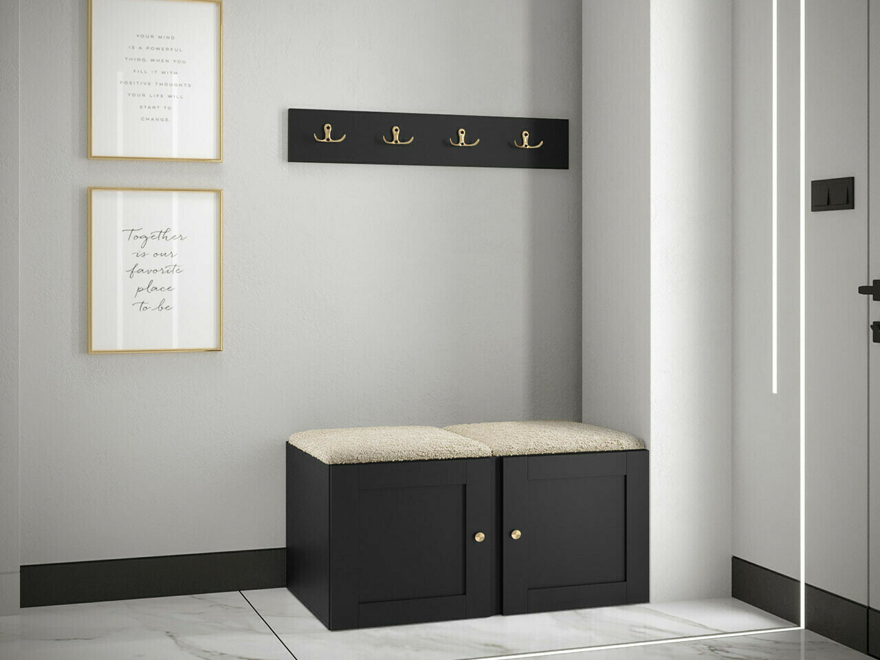 Eteissetti Hartford 376 (Valkoinen)