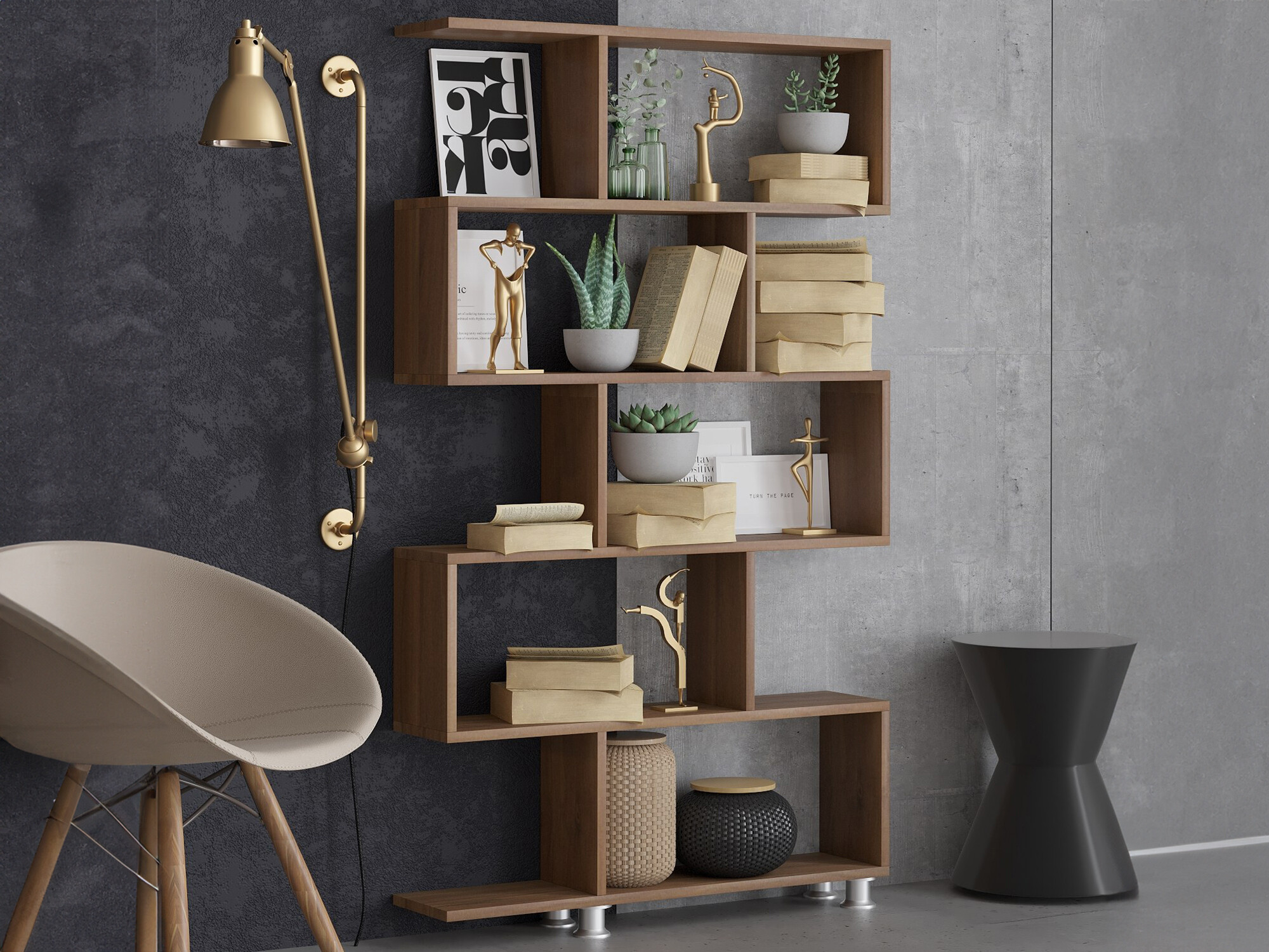 Hylly Kailua 1042 (Pähkinä)