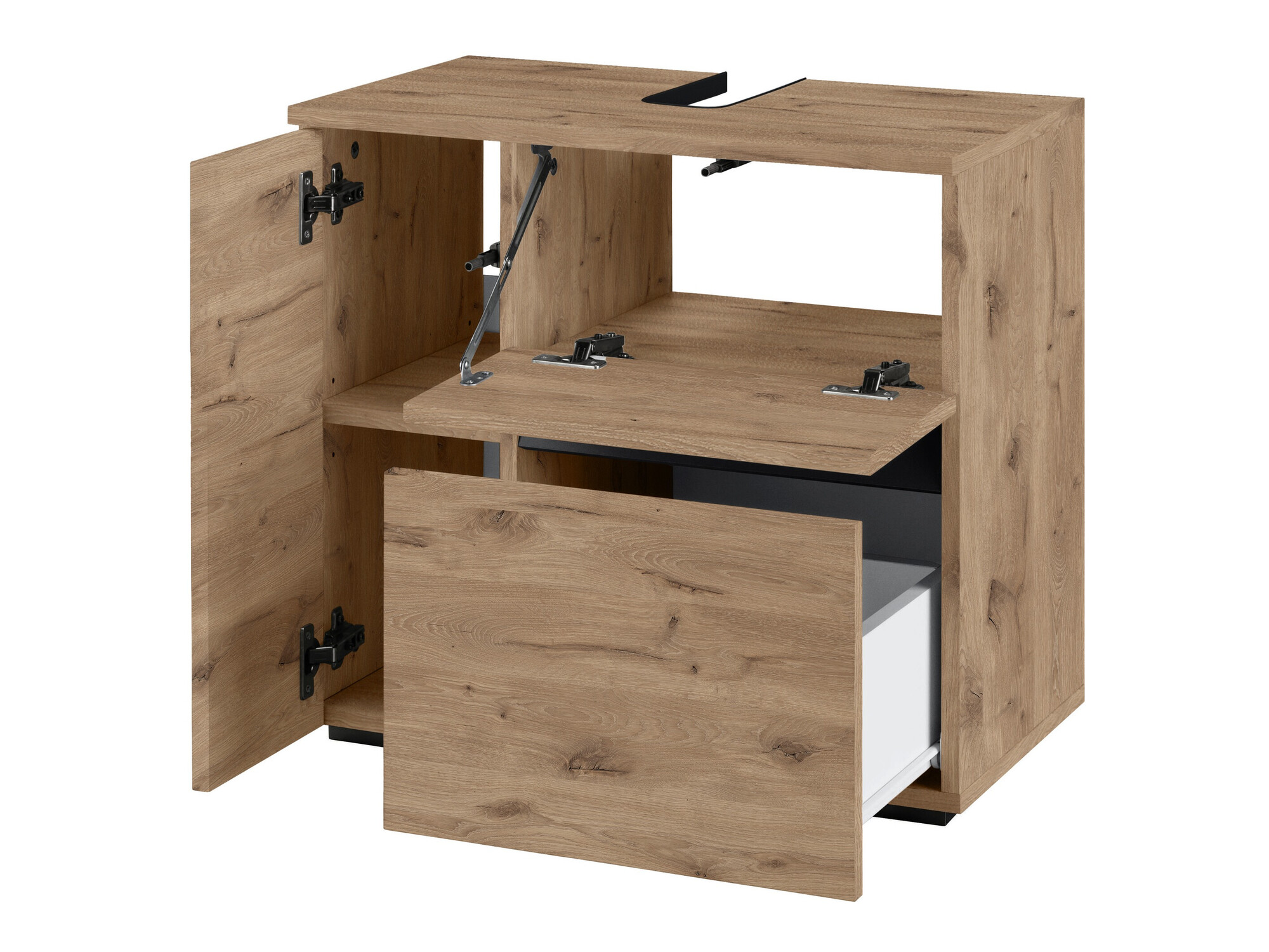 Pystymallinen kylpyhuoneen allaskaappi Soncamu 108 (Tammi)