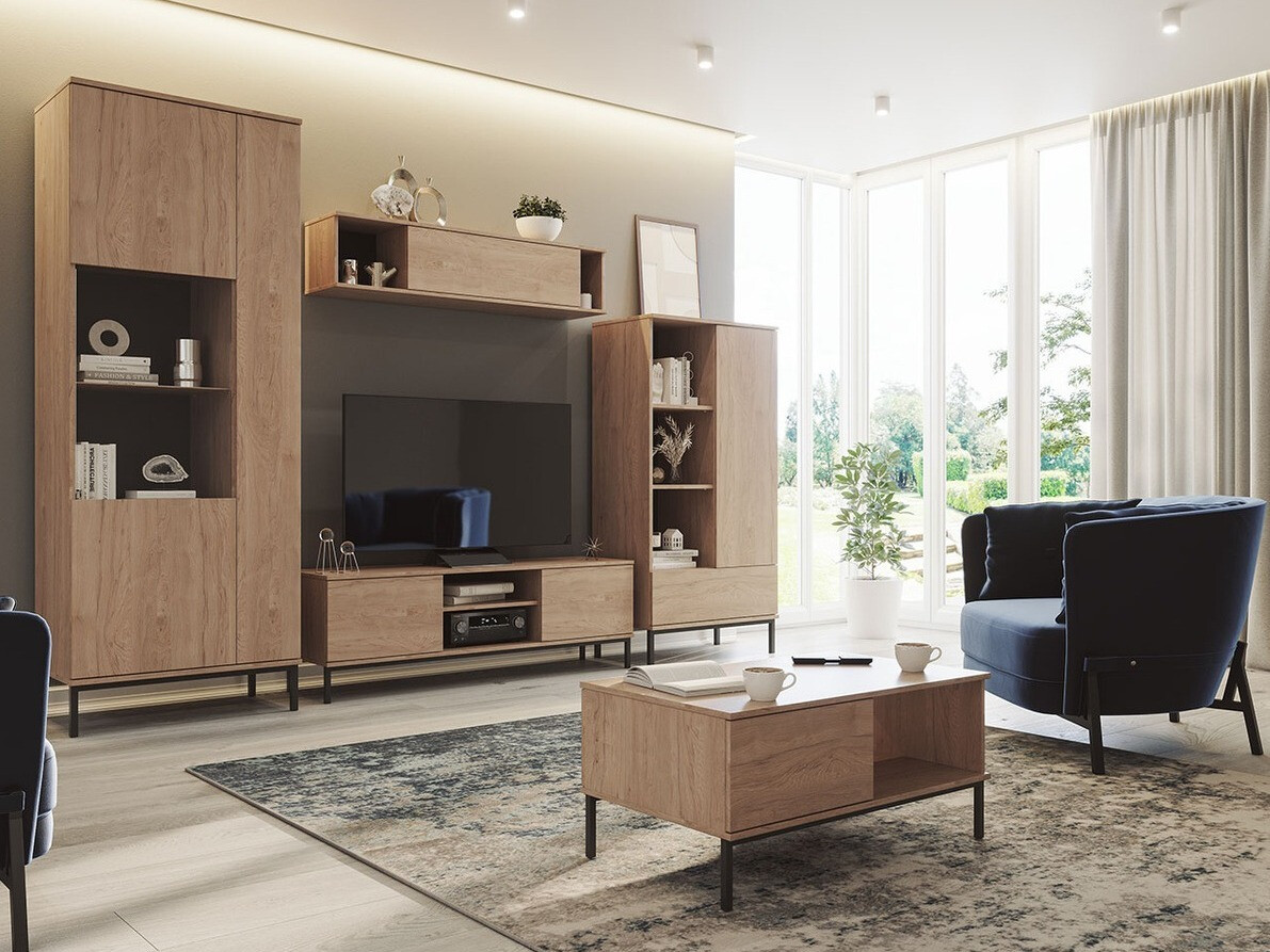 Olohuonesetti Lomsore 108 (Vaalea puu)