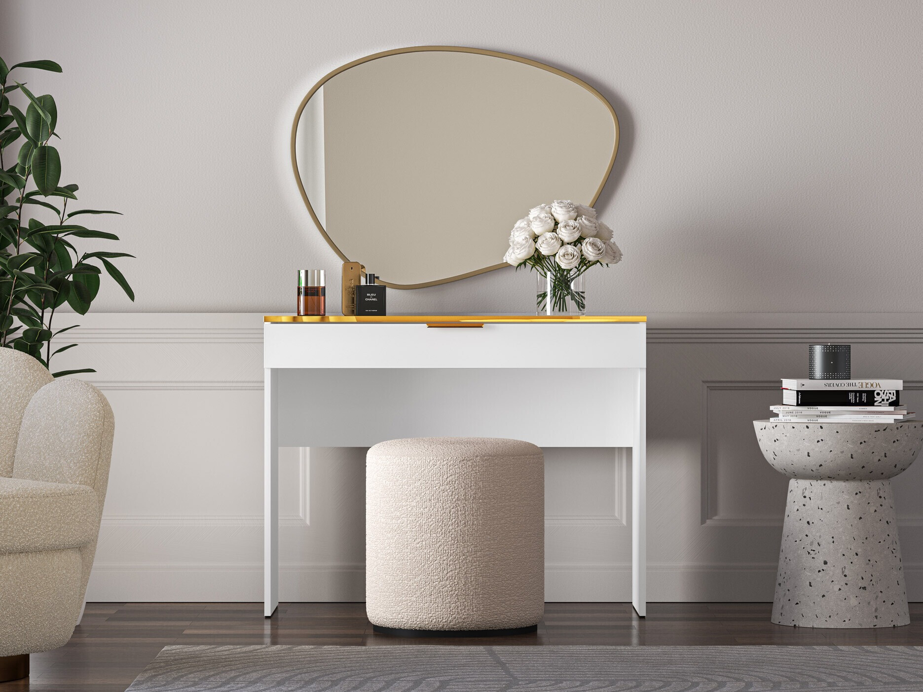 Kampauspöytä Odenovu 106