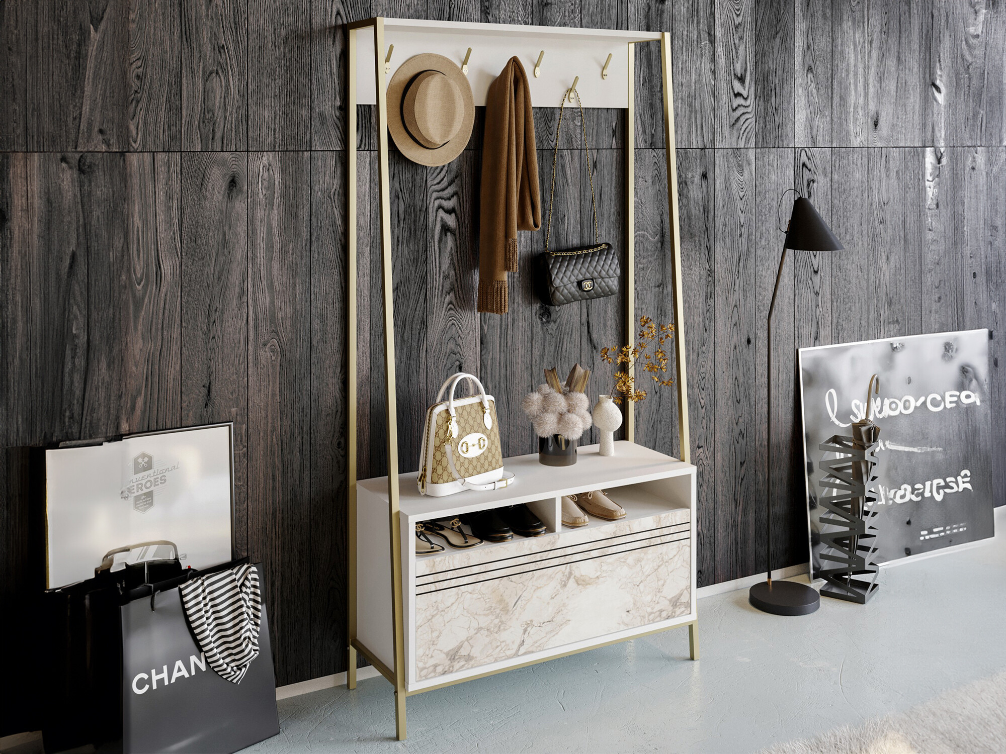 Eteissetti Kailua 462 (Valkoinen + Kultainen)