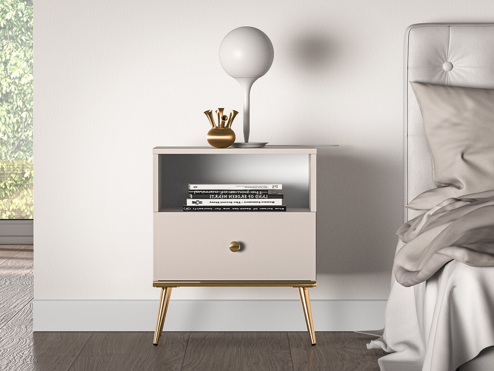 Yöpöytä Veslomi 109