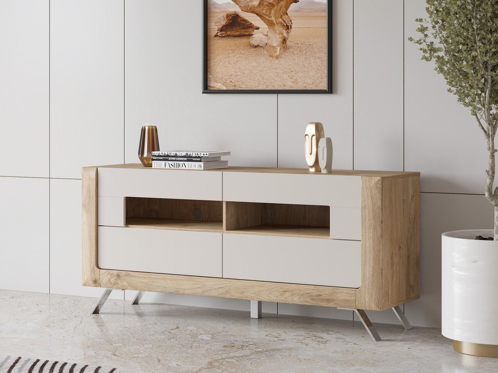 TV-taso Sovera 105 (Kultainen tammi + Kashmir)