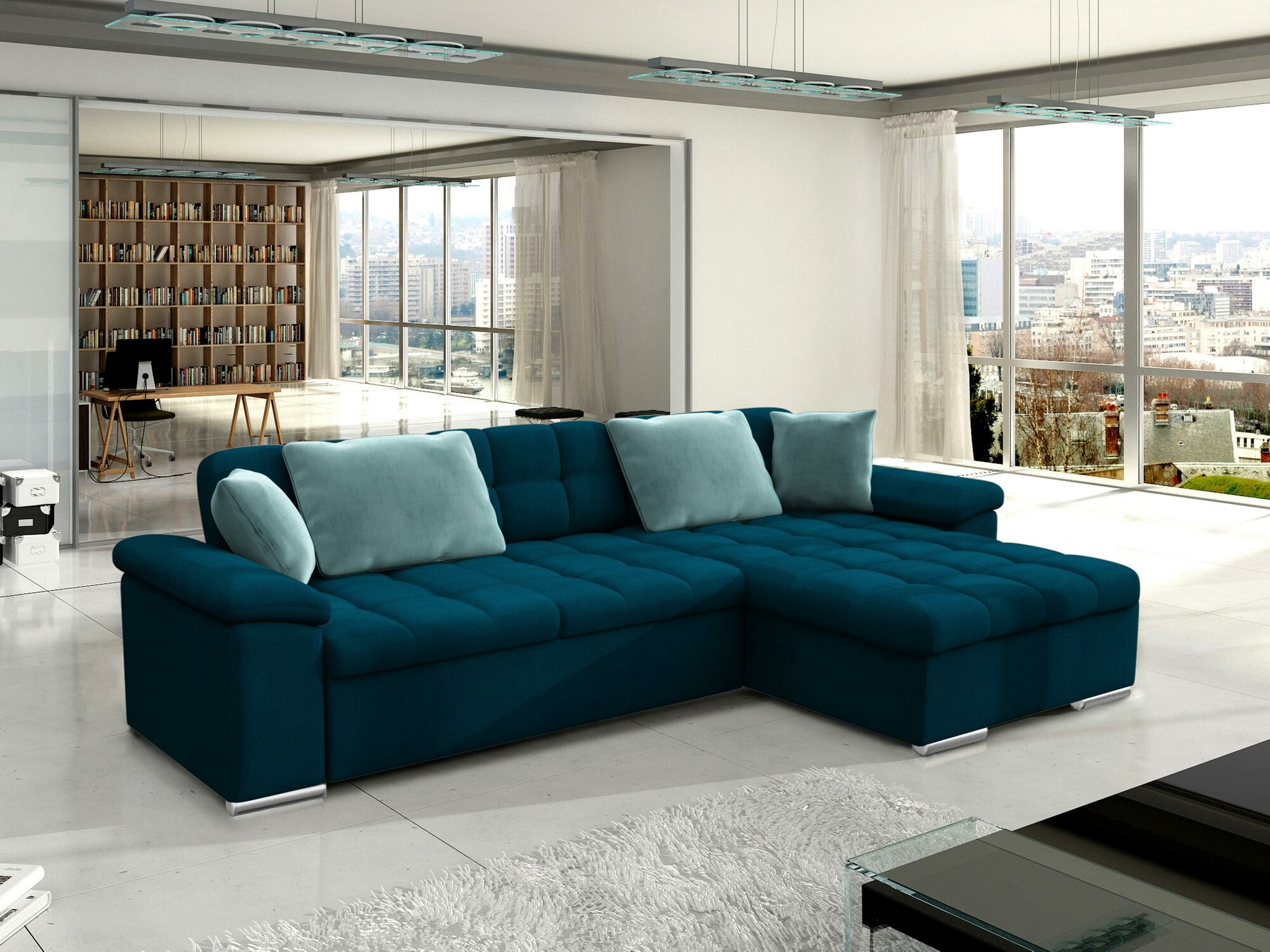 Kulmasohva Comfivo Mica II (Venus Velvet 2911 + Prestige 2771)