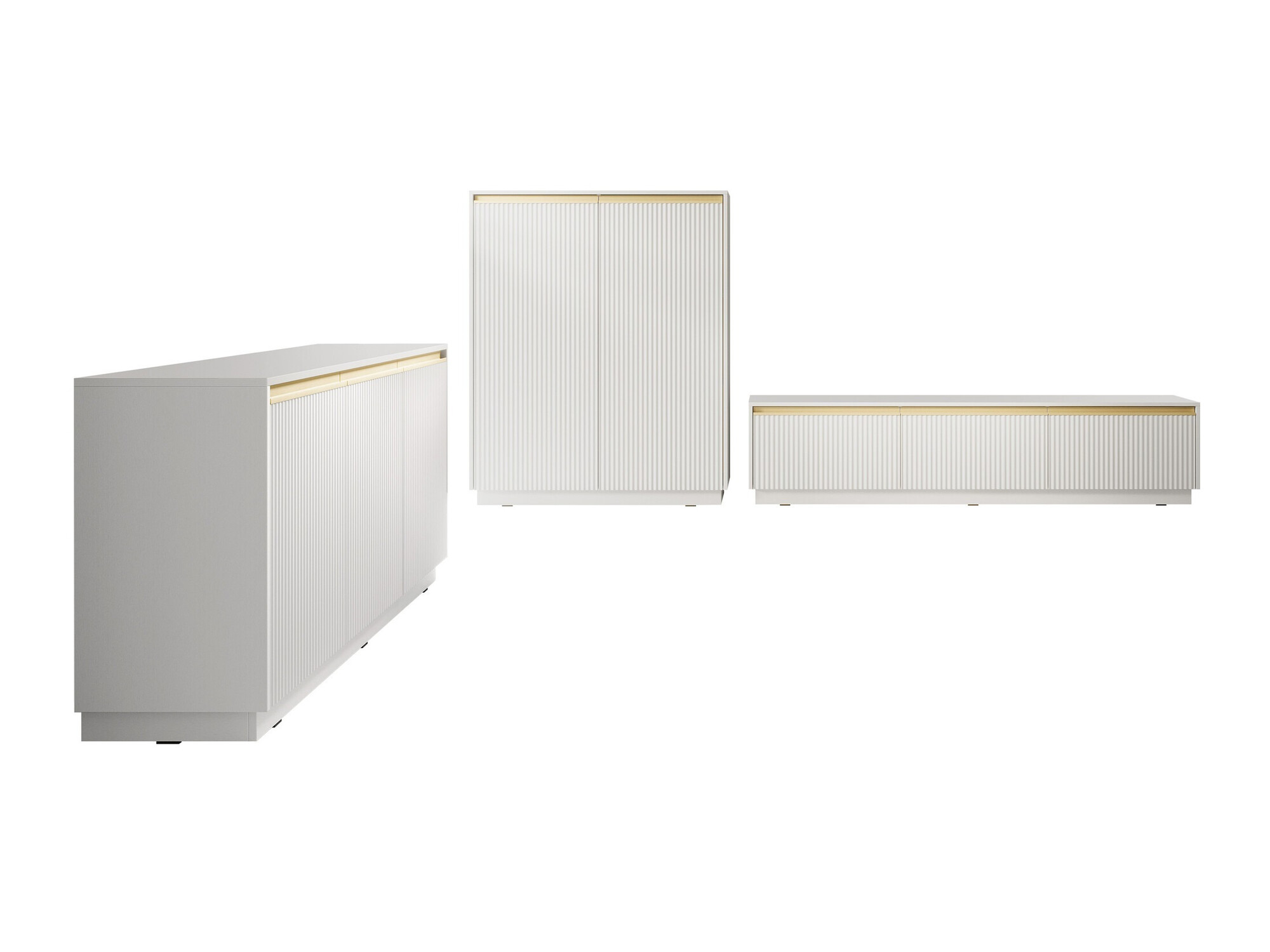 Olohuonesetti Sorbela 106 (Valkoinen)