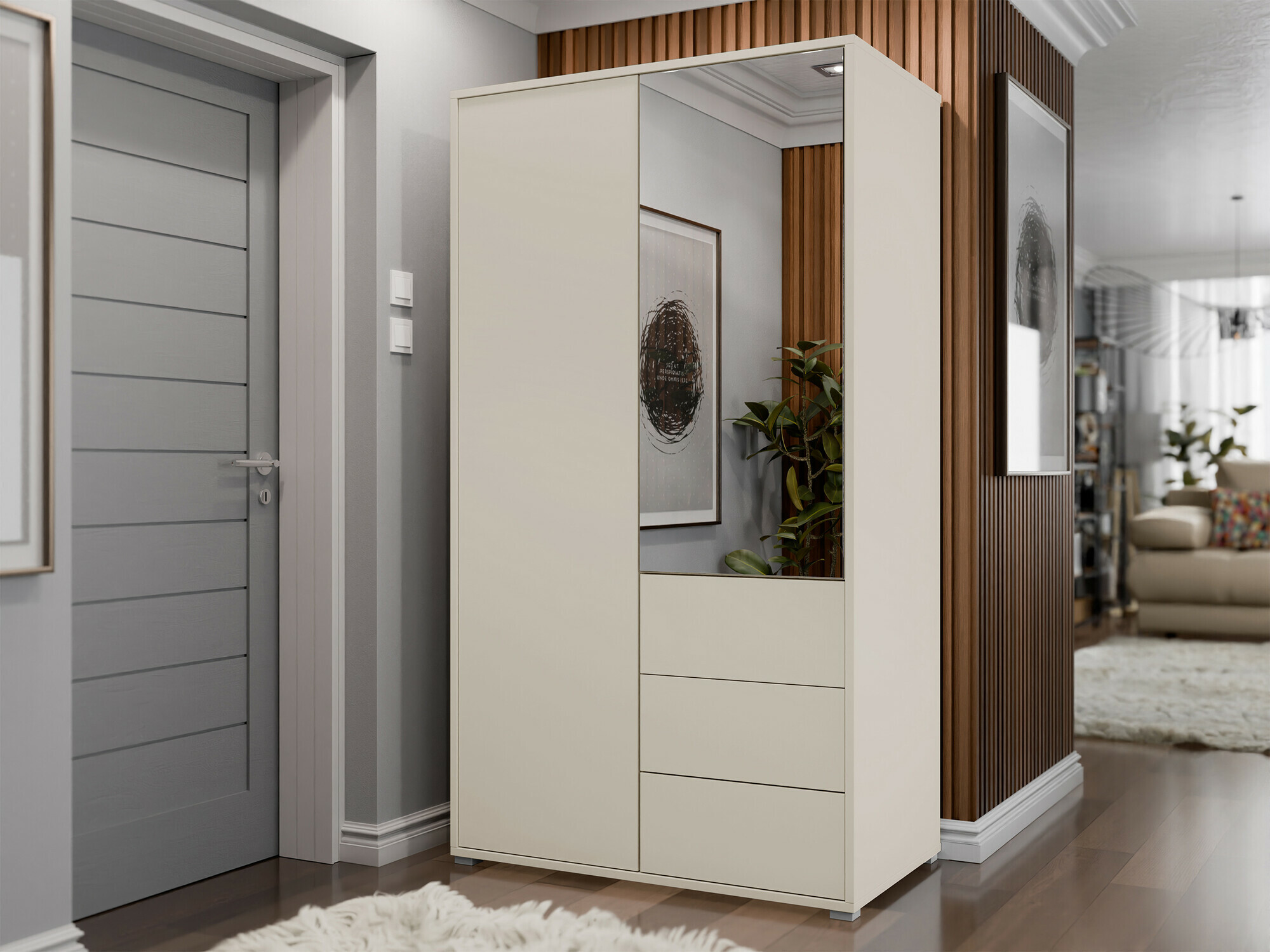 Vaatekaappi Comfivo Tutela (Kashmir)