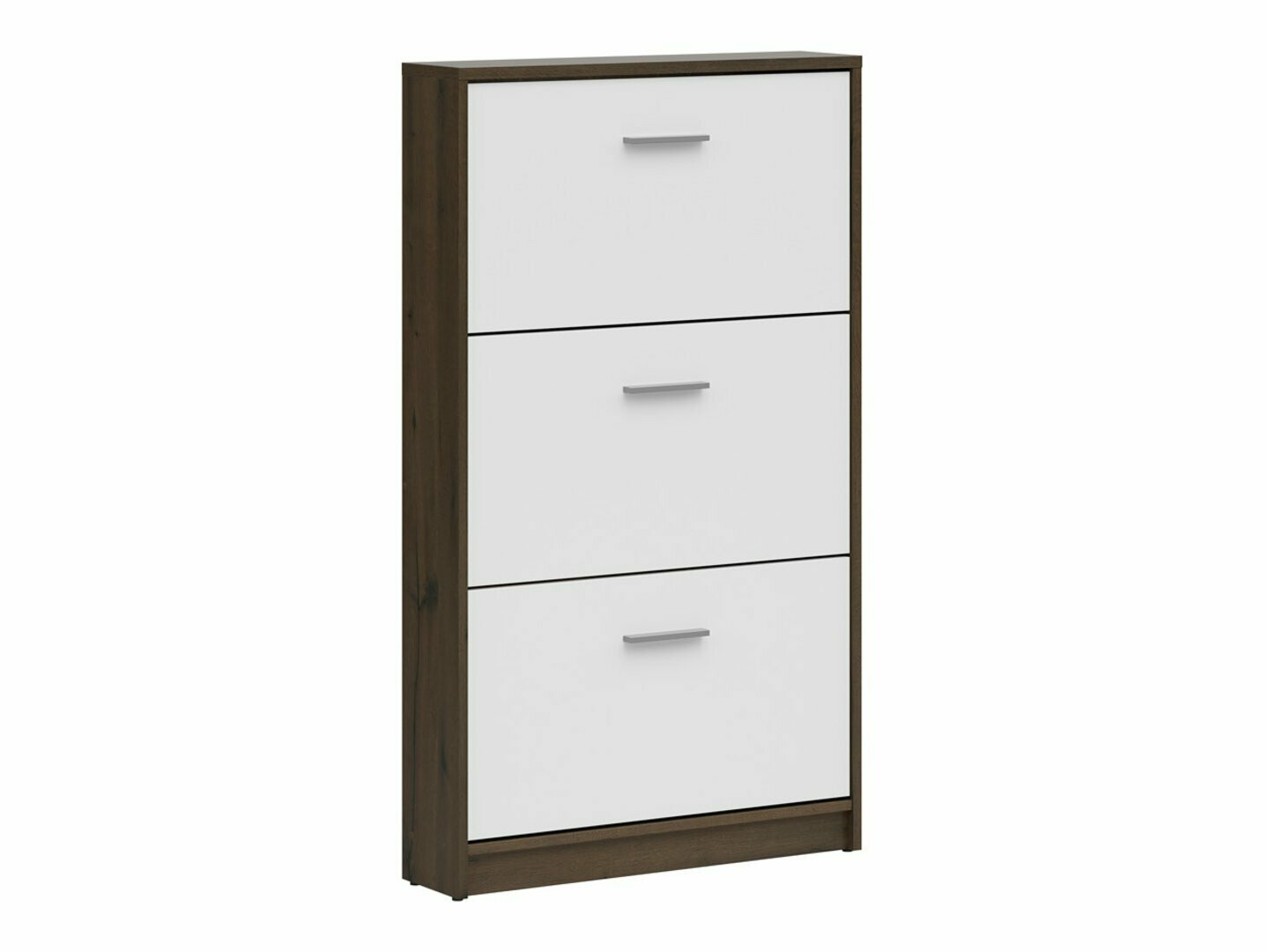 Kenkäkaappi Novsore 113 (Tumma tammi + Valkoinen)