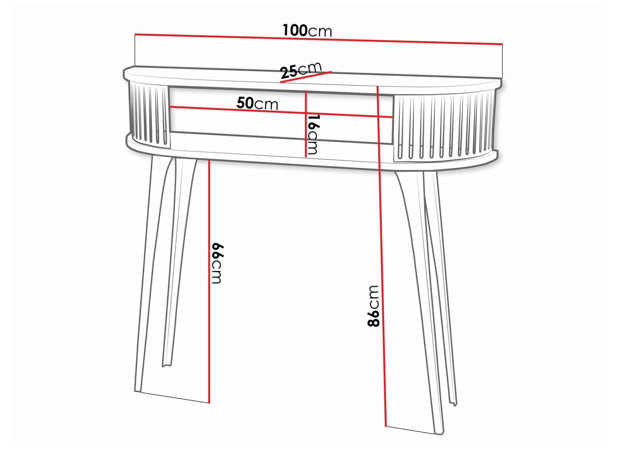Konsoli Vitum I (Kultainen + Valkoinen)