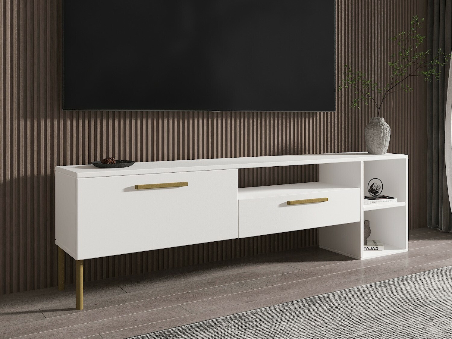 TV-taso Kailua 2579 (Valkoinen + Kultainen)