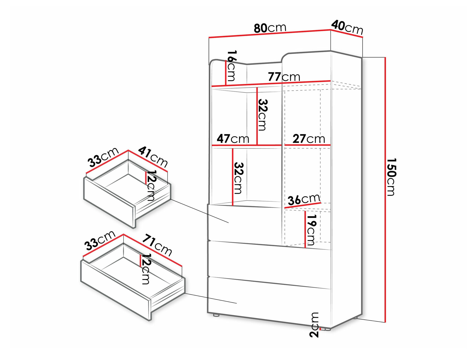 Hylly Domcali 105 (Harmaa + Tammi)