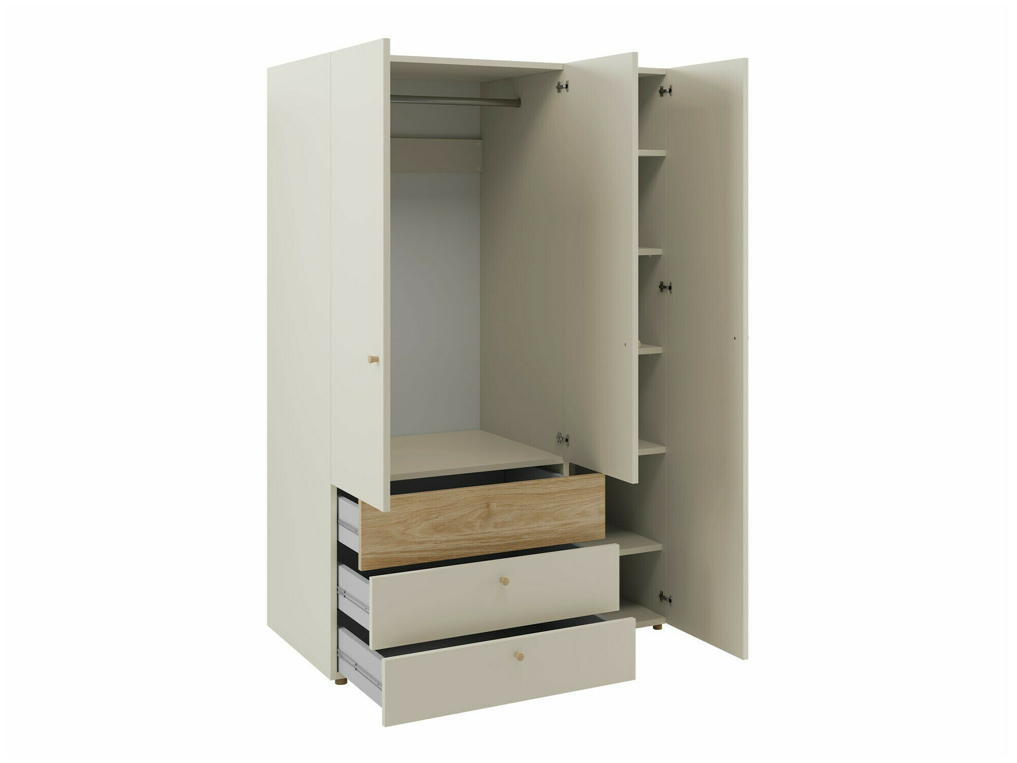 Lastenhuonesetti Domcali 116 (Harmaa + Tammi)